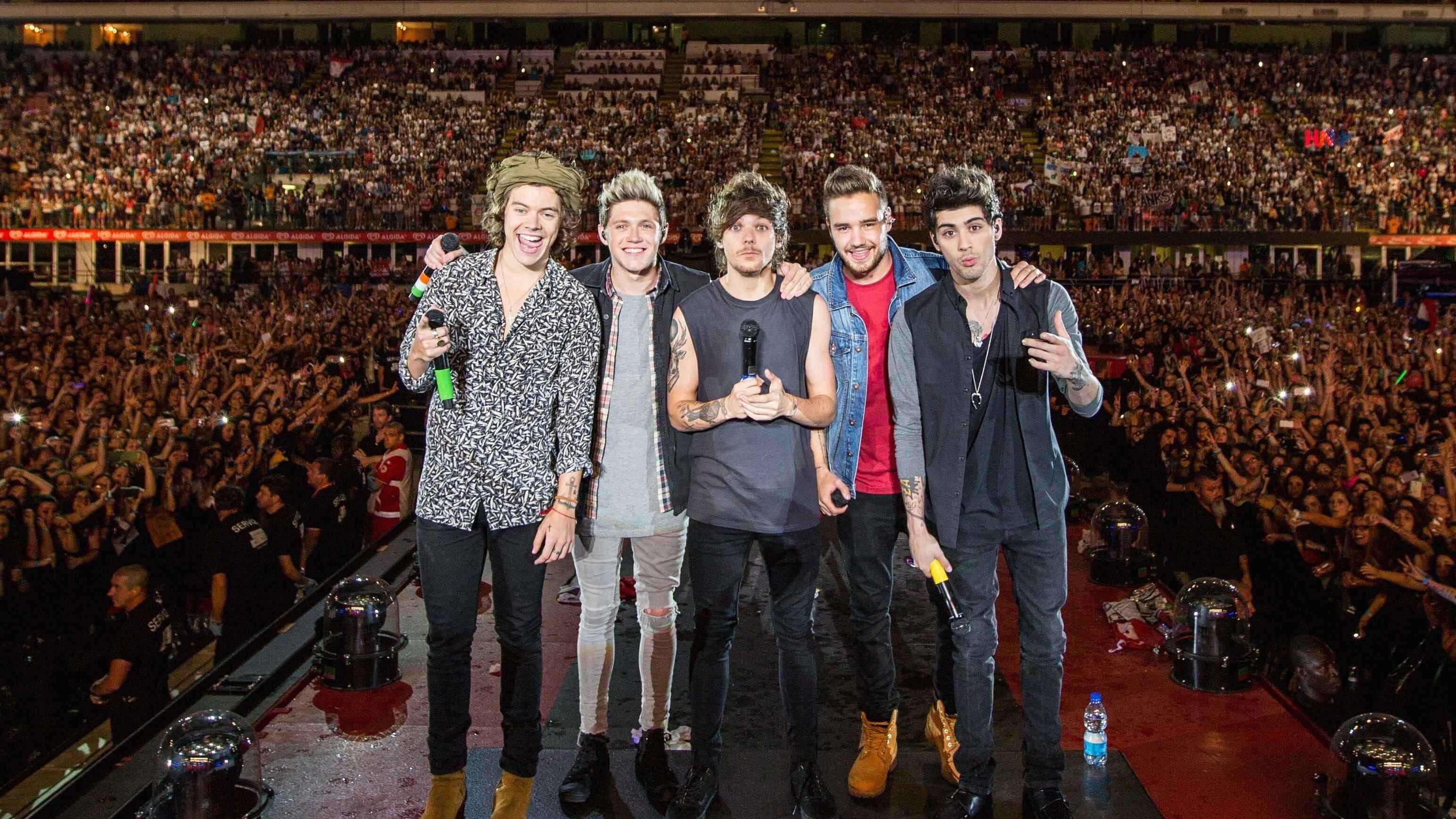 Backdrop of One Direction: Where We Are - The Concert Film