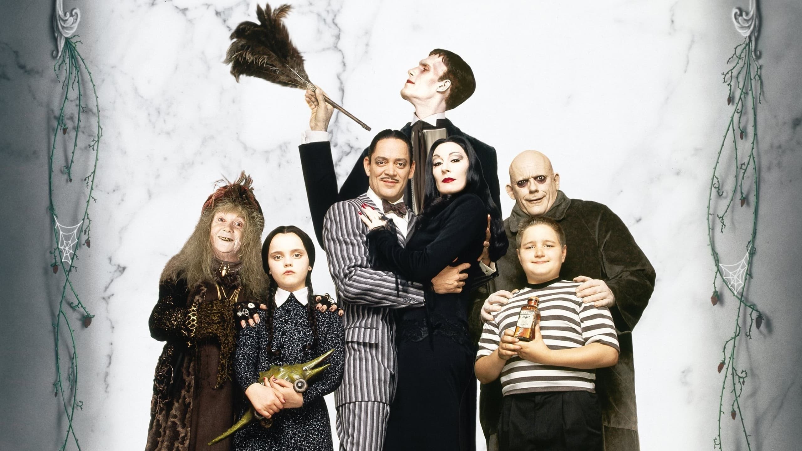 Backdrop of The Addams Family