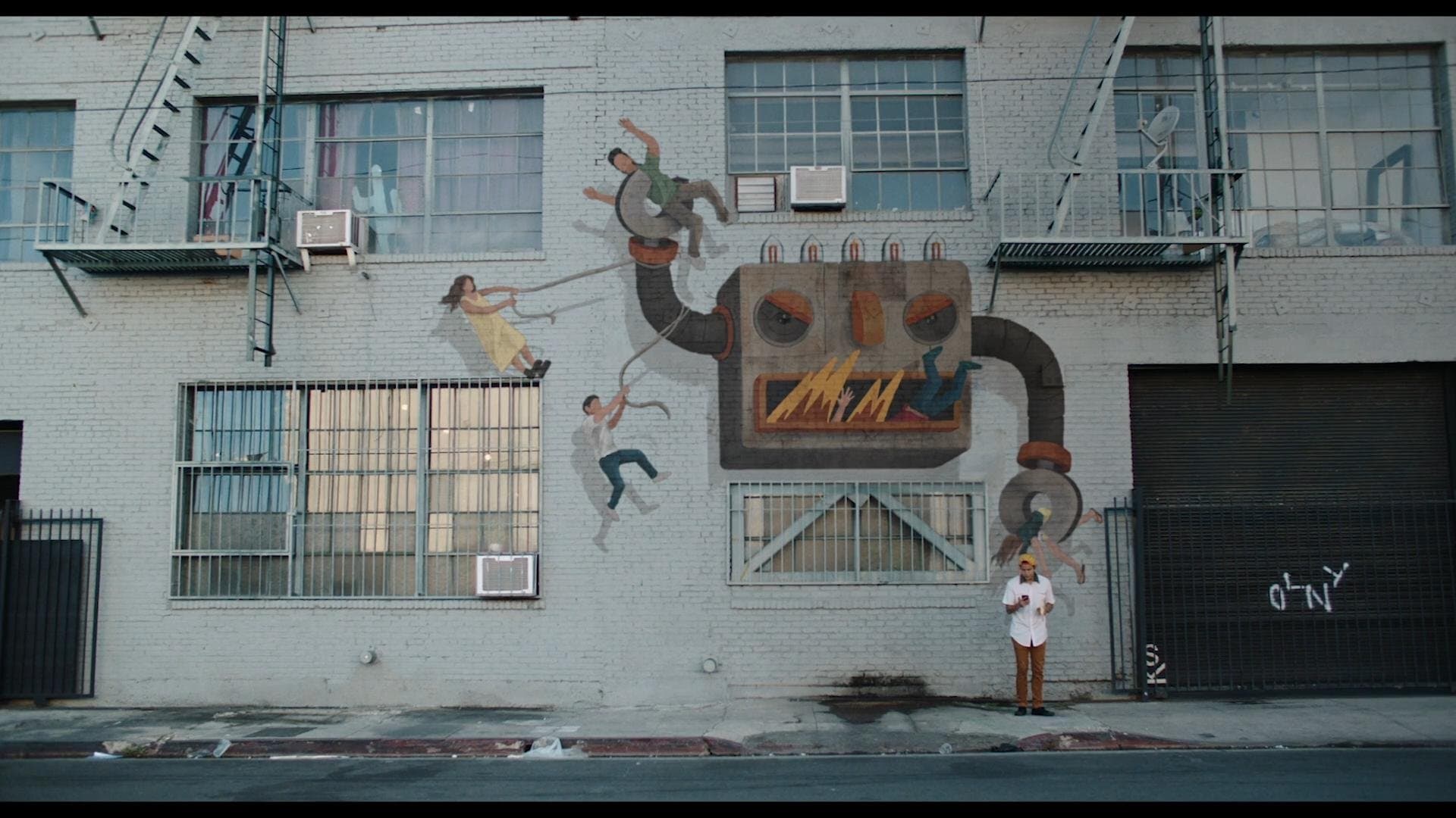 Backdrop of Please Hold