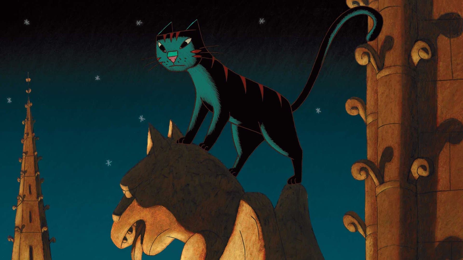 Backdrop of A Cat in Paris