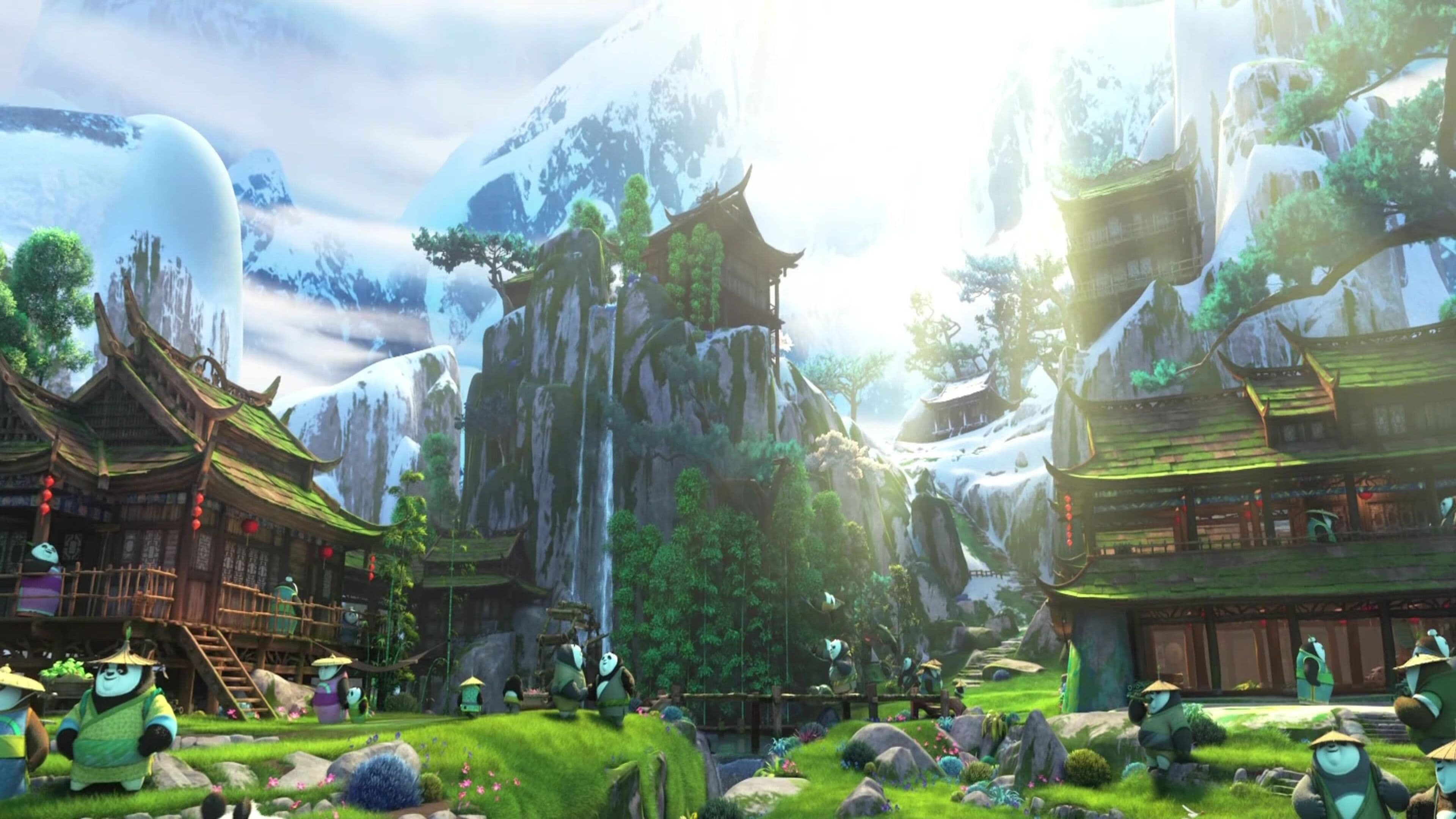 Backdrop of Kung Fu Panda 3