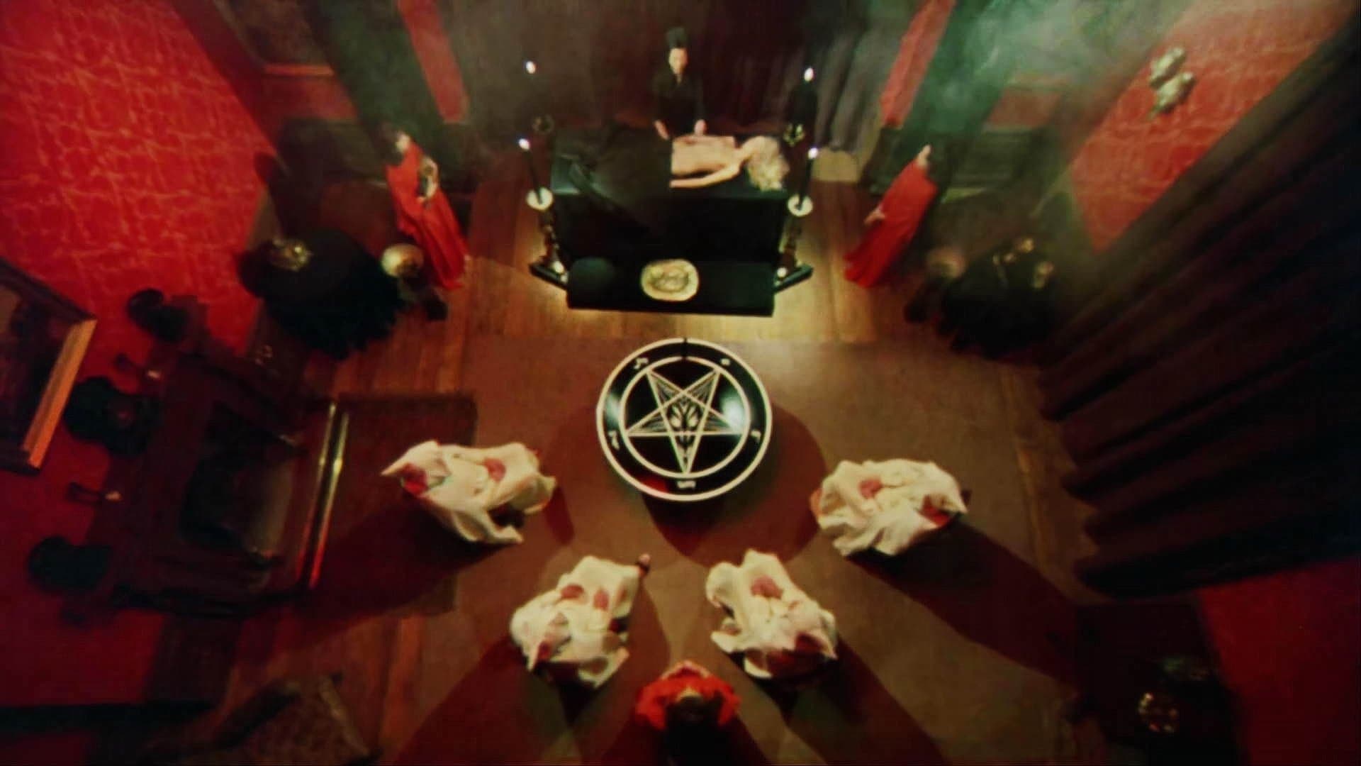 Backdrop of The Satanic Rites of Dracula