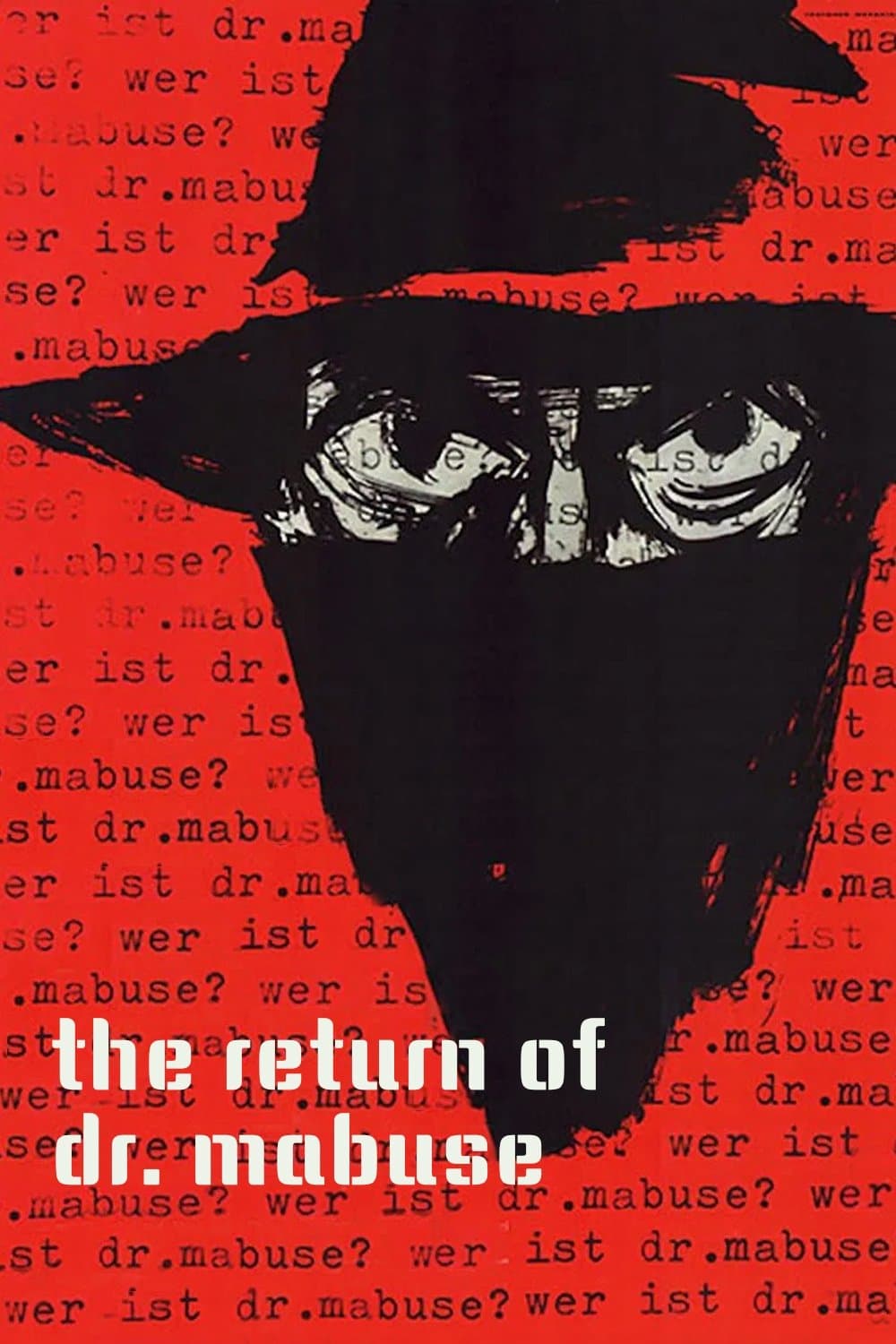 Poster of The Return of Dr. Mabuse