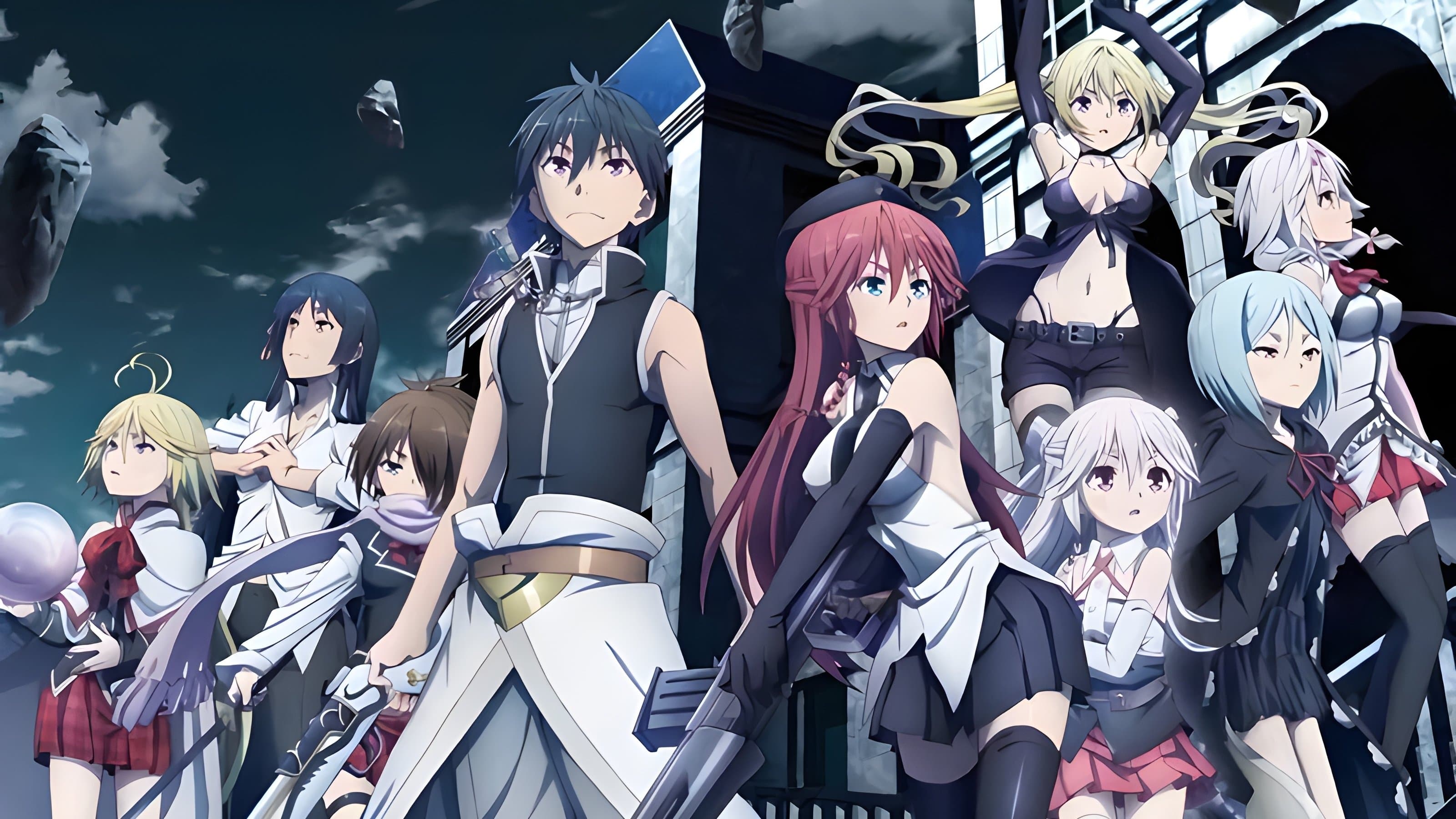 Backdrop of Trinity Seven: Eternity Library & Alchemic Girl