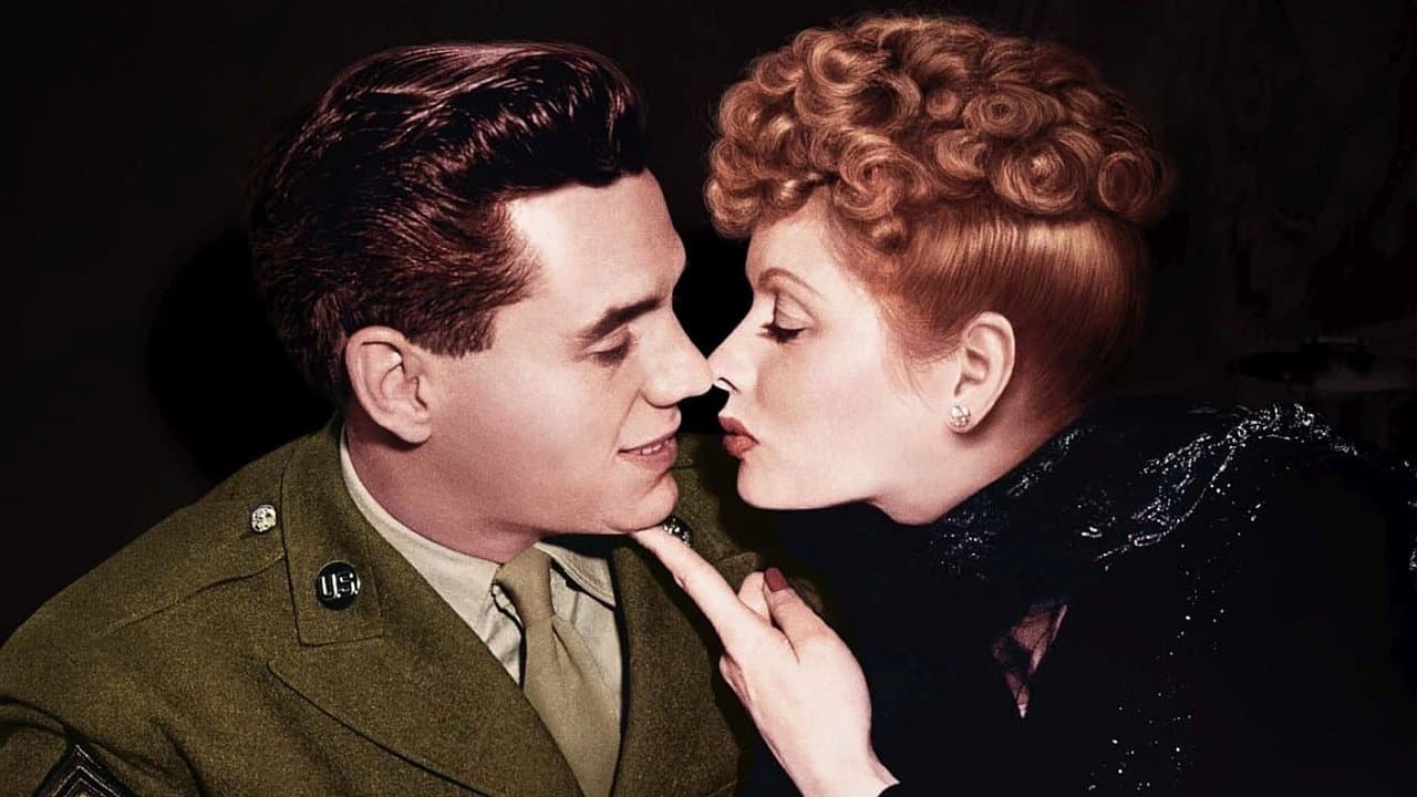 Backdrop of Lucy and Desi