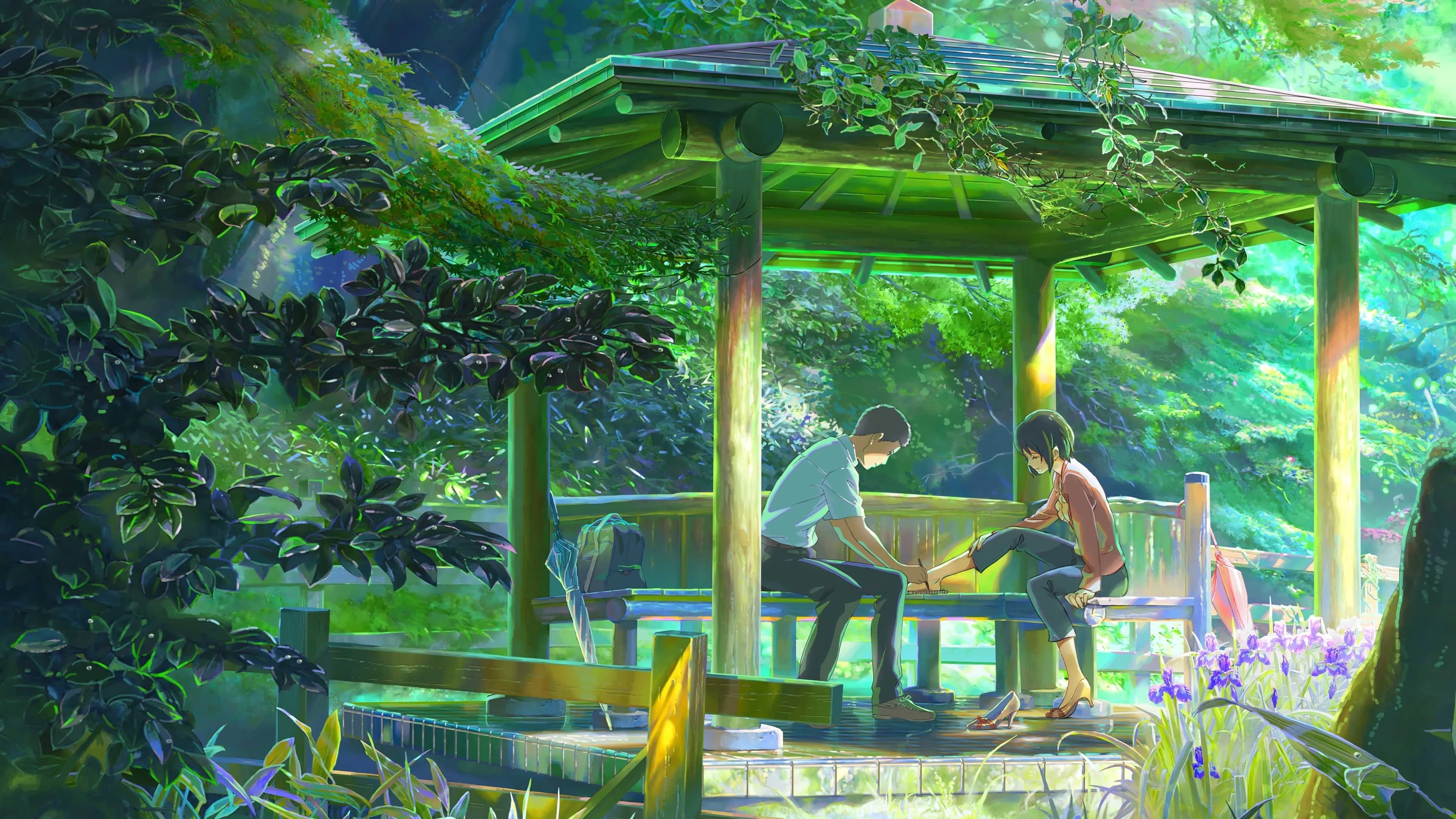 Backdrop of The Garden of Words