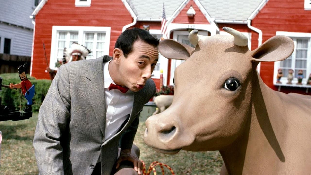 Backdrop of Pee-wee's Big Adventure