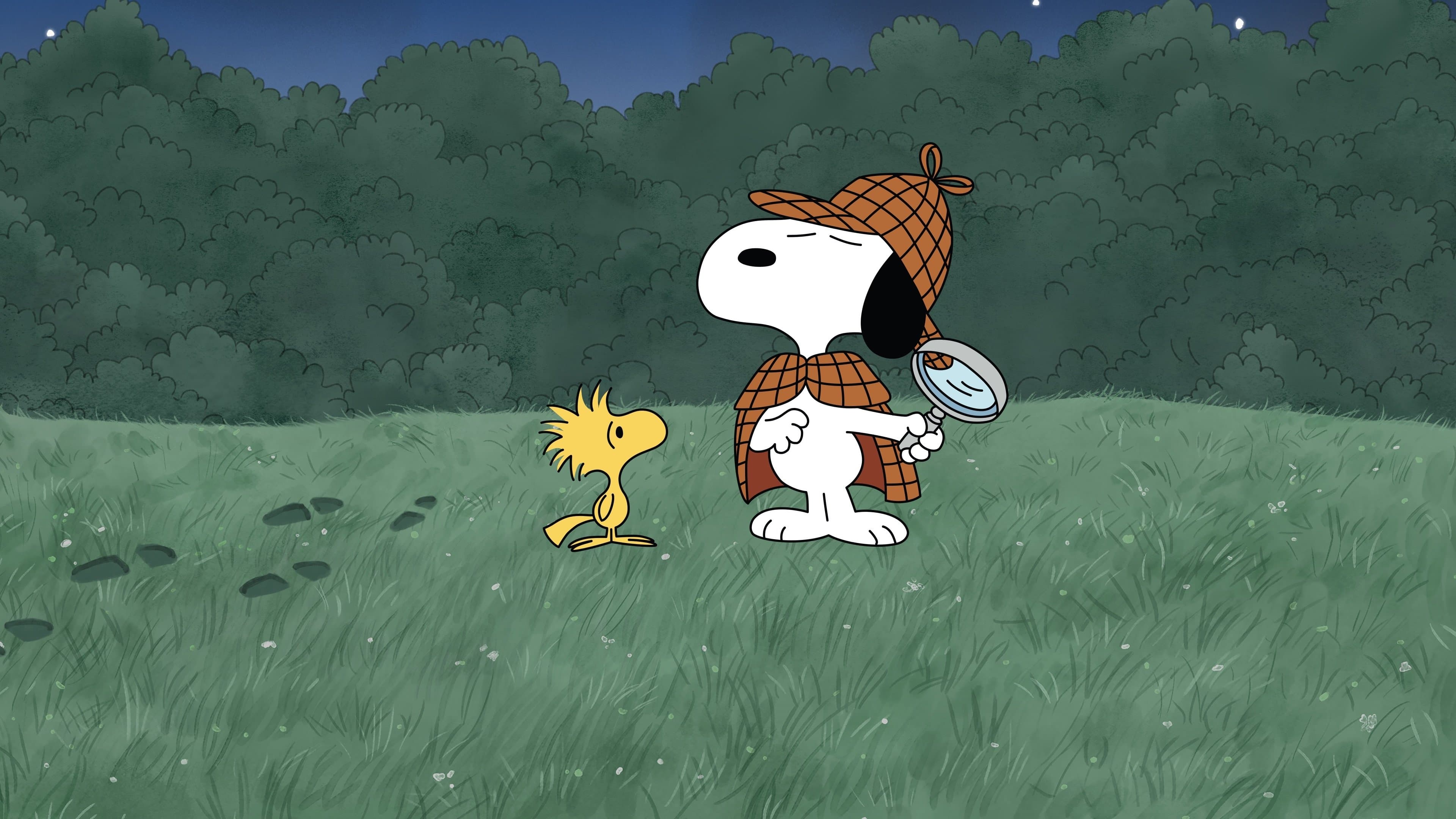Backdrop of It's a Mystery, Charlie Brown