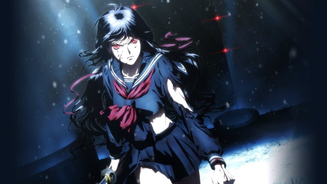 Backdrop of Blood-C: The Last Dark