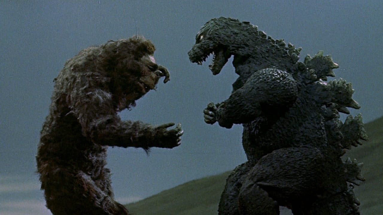 Backdrop of King Kong vs. Godzilla