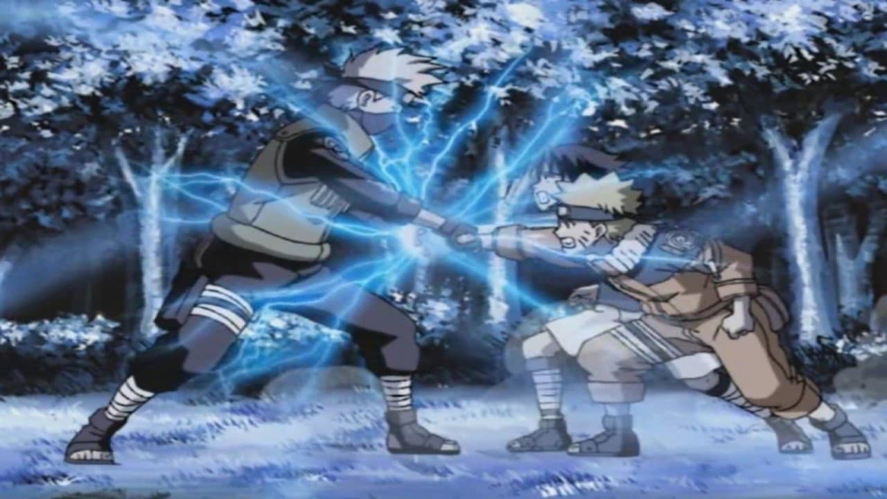 Backdrop of Naruto OVA 4: Finally a Clash! Jounin VS. Genin!! Indiscriminate Grand Melee Tournament!!