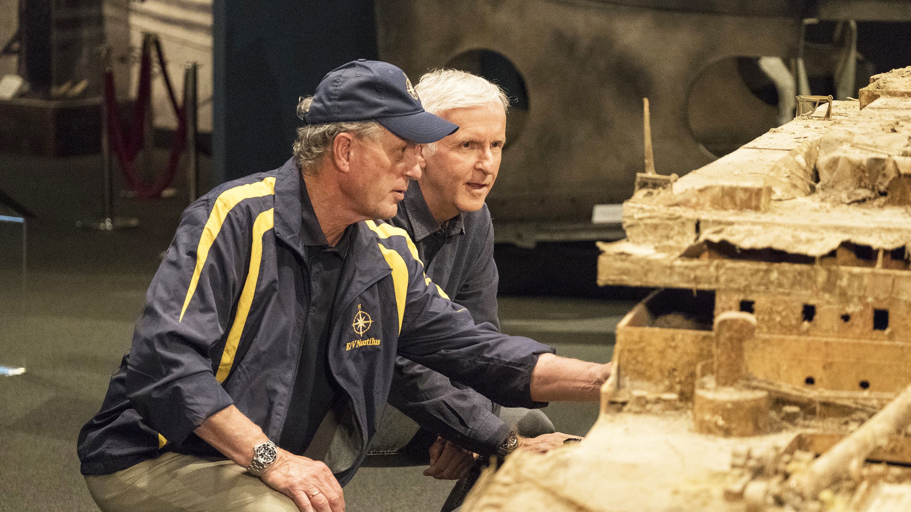 Backdrop of Titanic: 20 Years Later with James Cameron
