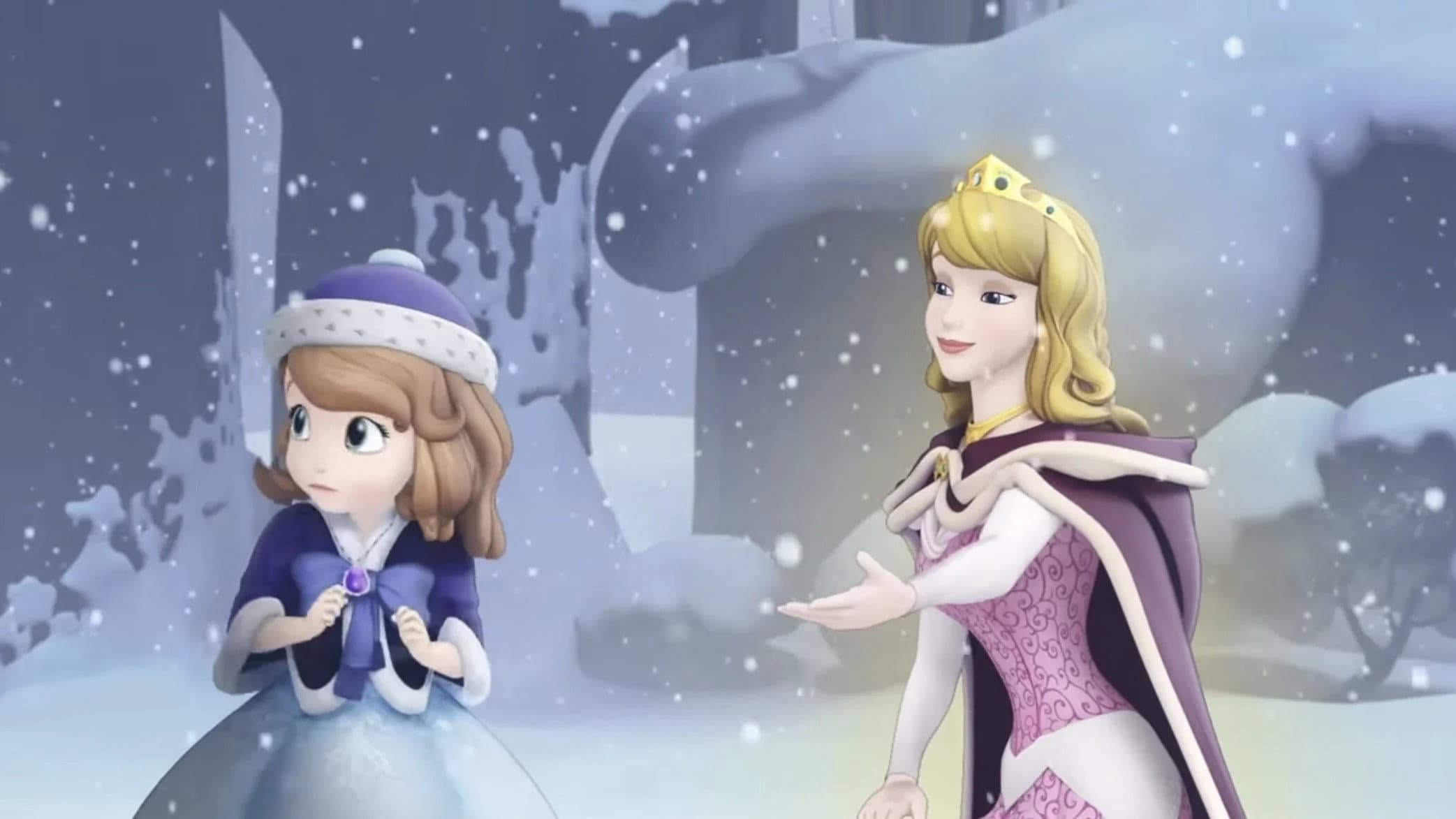 Backdrop of Sofia the First: Holiday in Enchancia