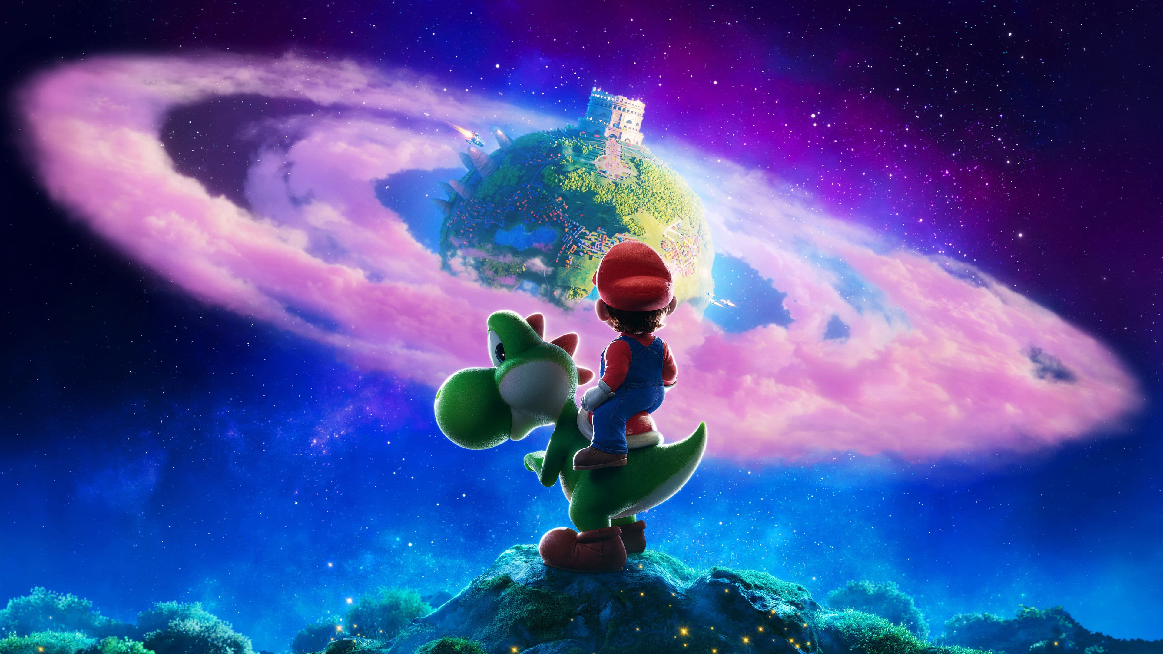 Backdrop of The Super Mario Galaxy Movie