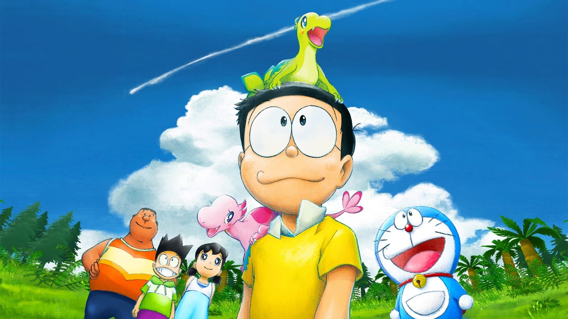 Backdrop of Doraemon: Nobita's New Dinosaur