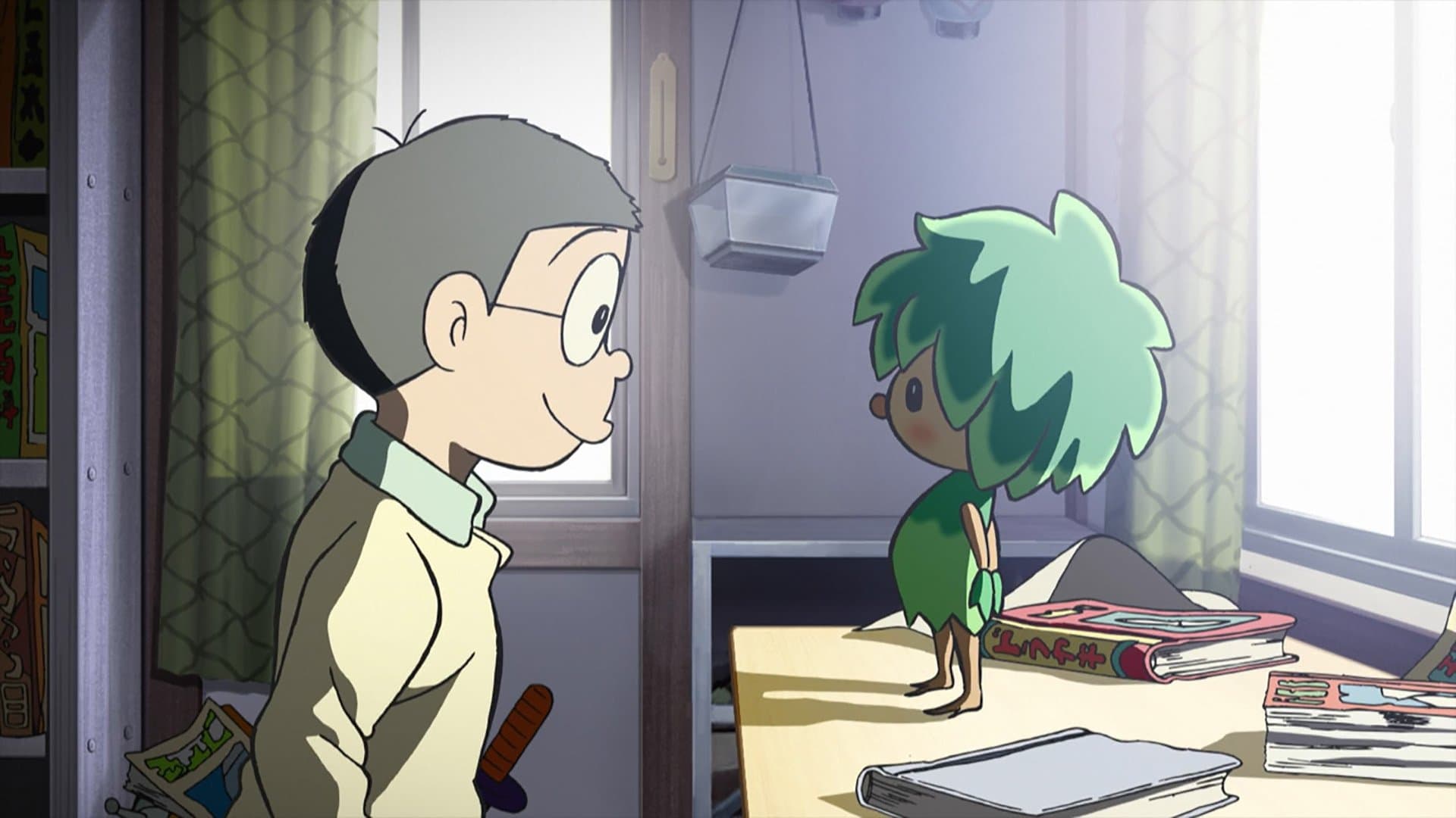 Backdrop of Doraemon: Nobita and the Green Giant Legend