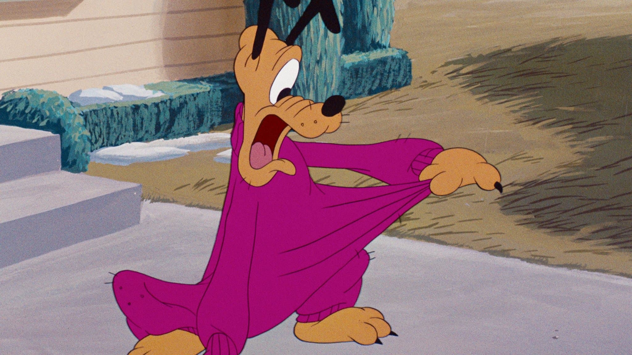 Backdrop of Pluto's Sweater