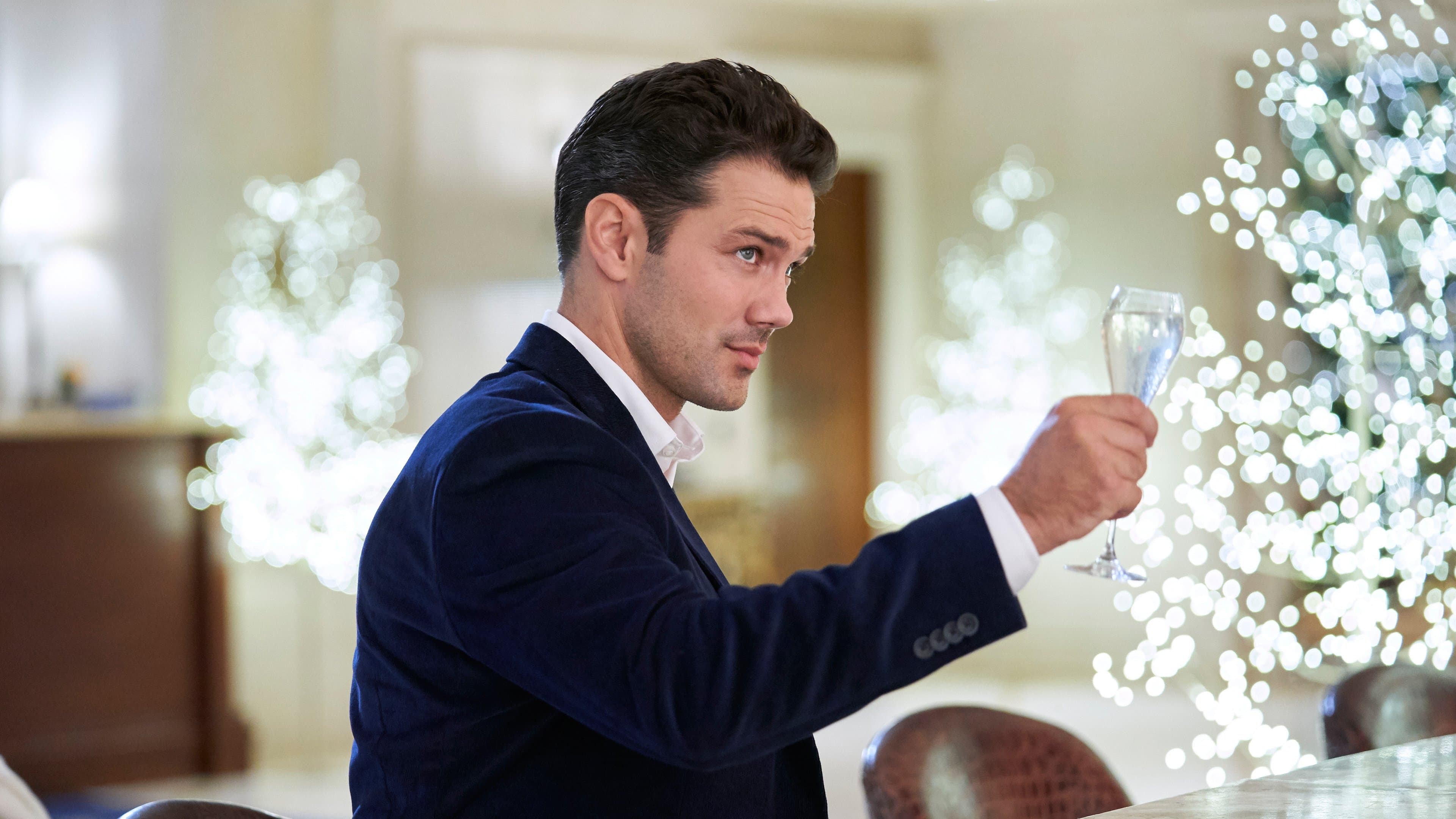 Backdrop of Christmas at the Plaza