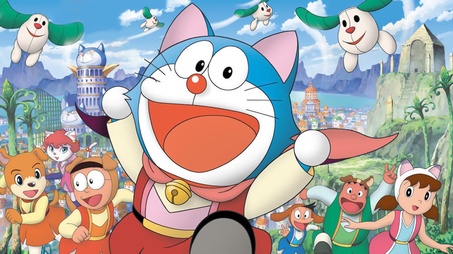 Backdrop of Doraemon: Nobita in the Wan-Nyan Spacetime Odyssey