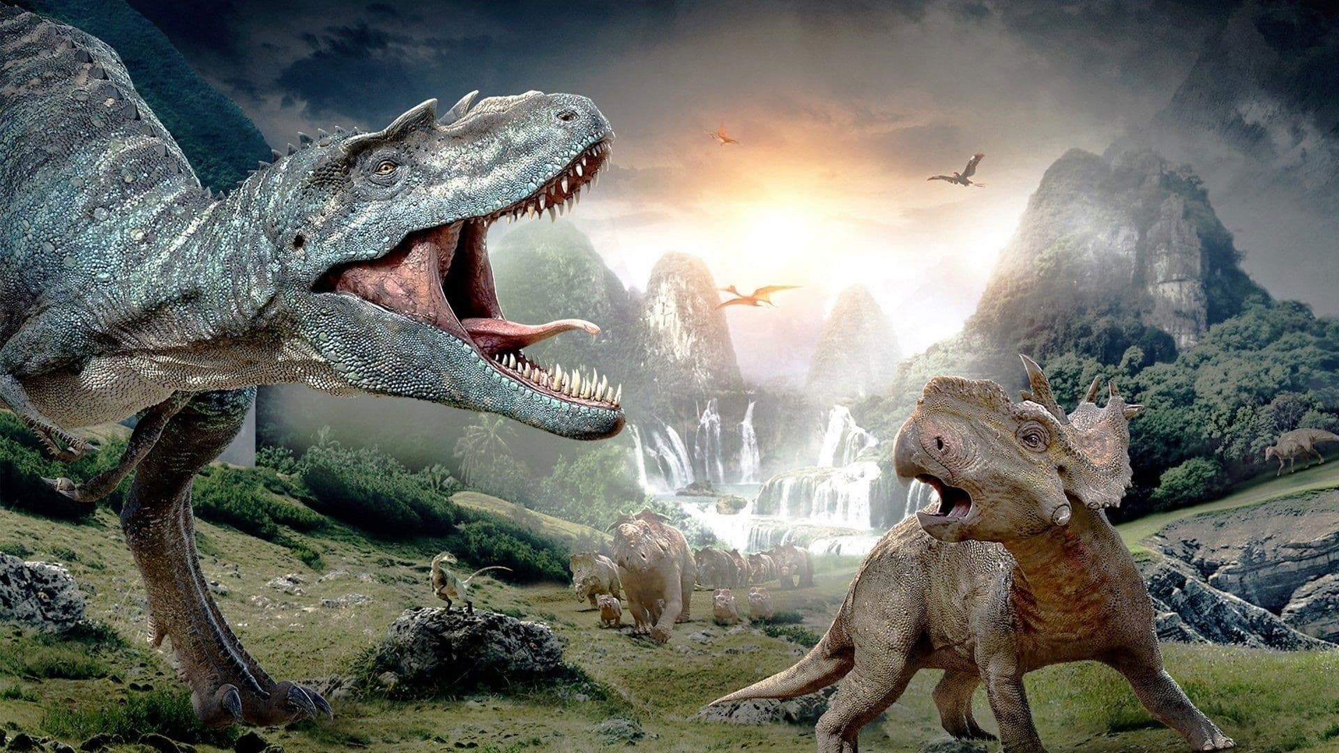 Backdrop of Walking with Dinosaurs