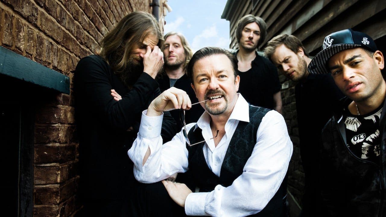 Backdrop of David Brent: Life on the Road