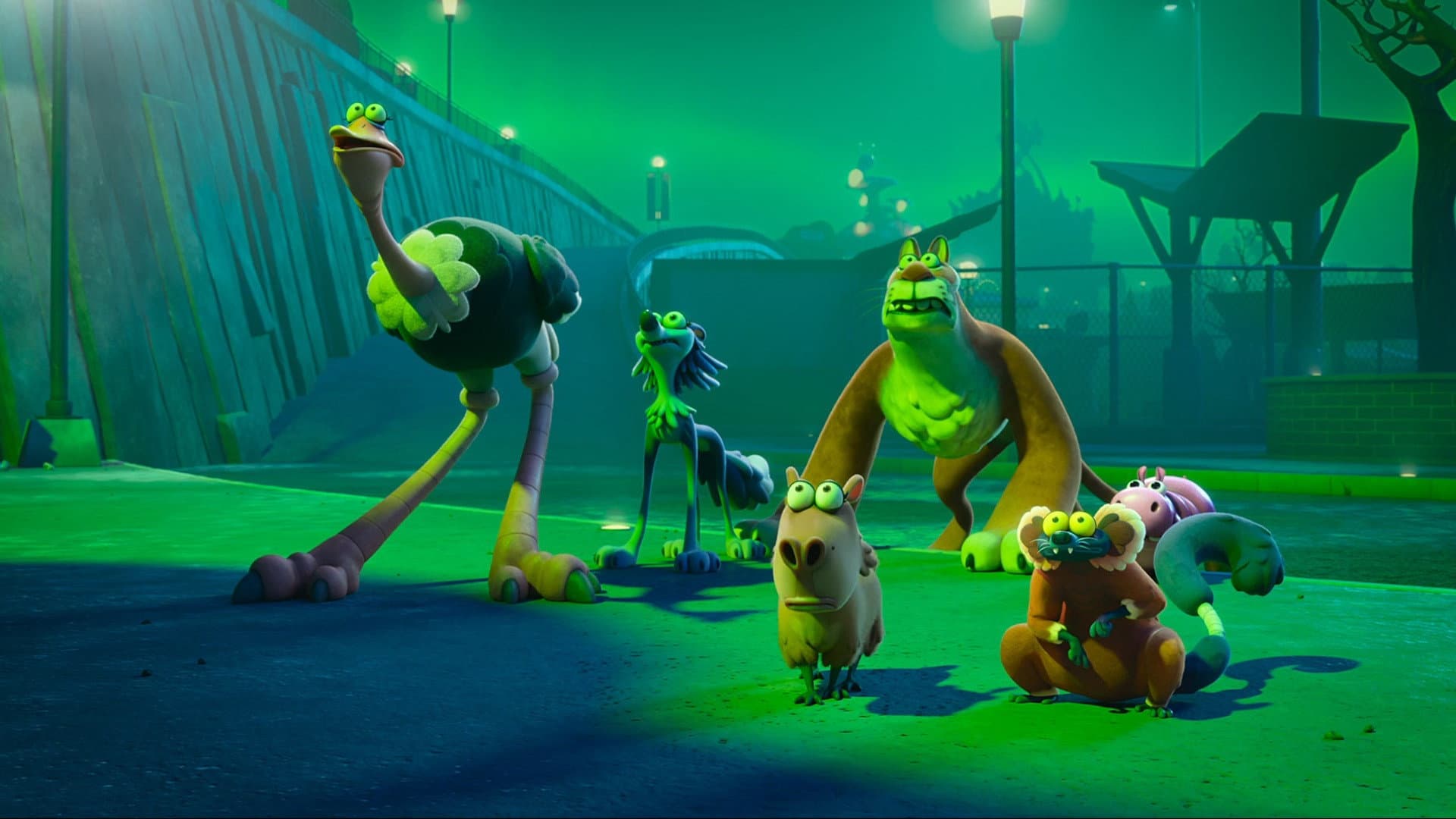 Backdrop of Night of the Zoopocalypse