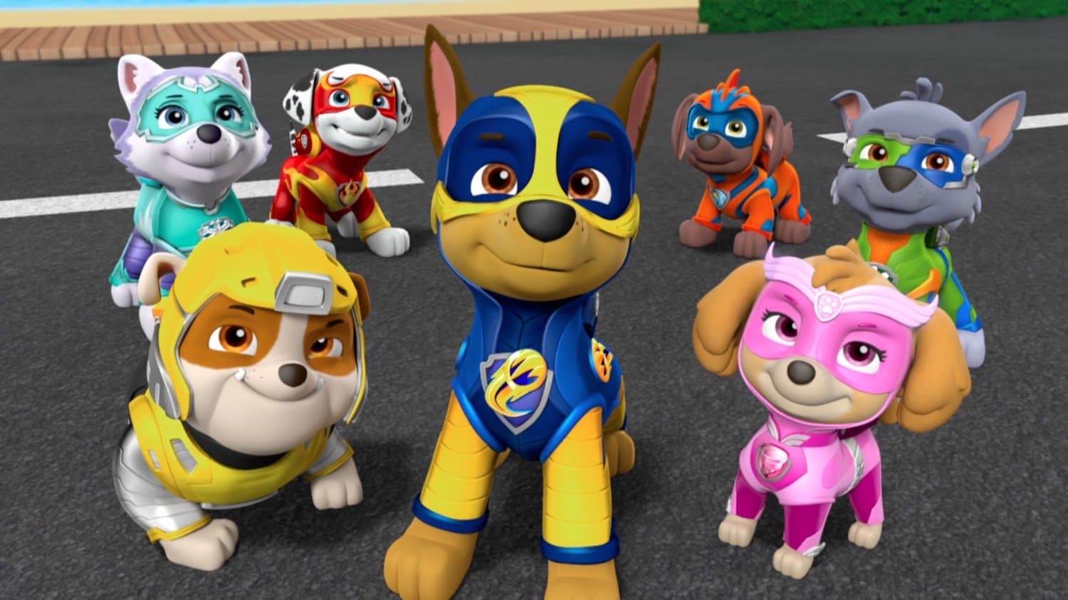 Backdrop of PAW Patrol: Mighty Pups