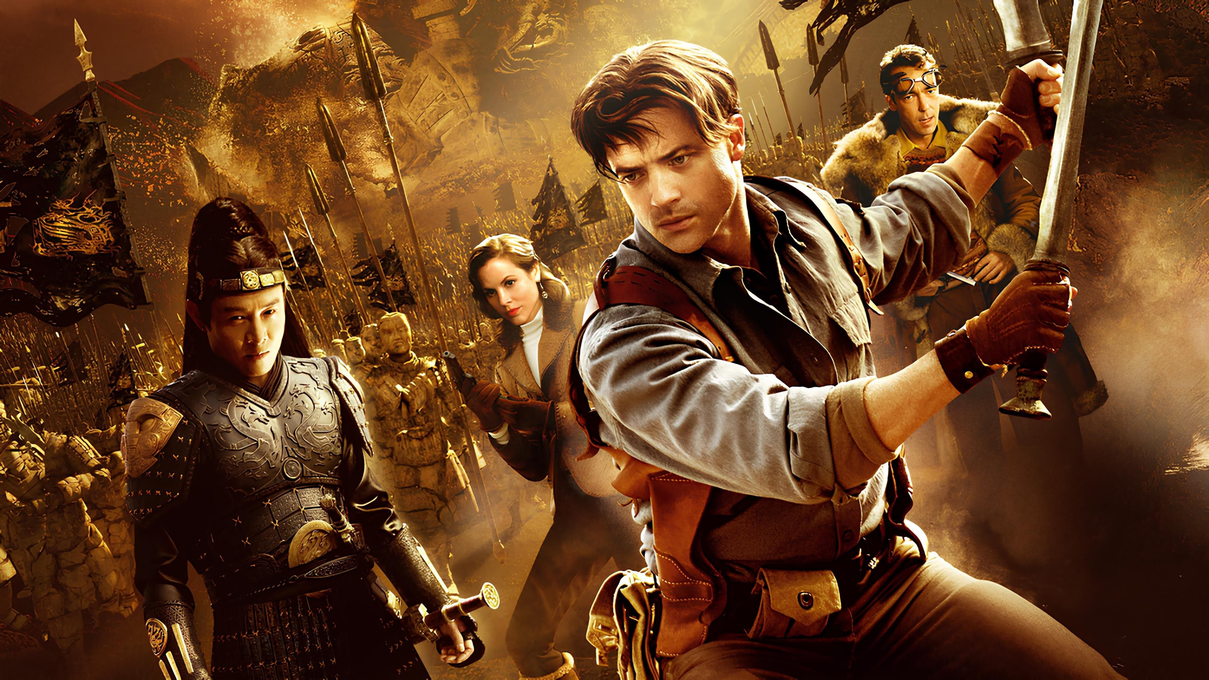 Backdrop of The Mummy: Tomb of the Dragon Emperor