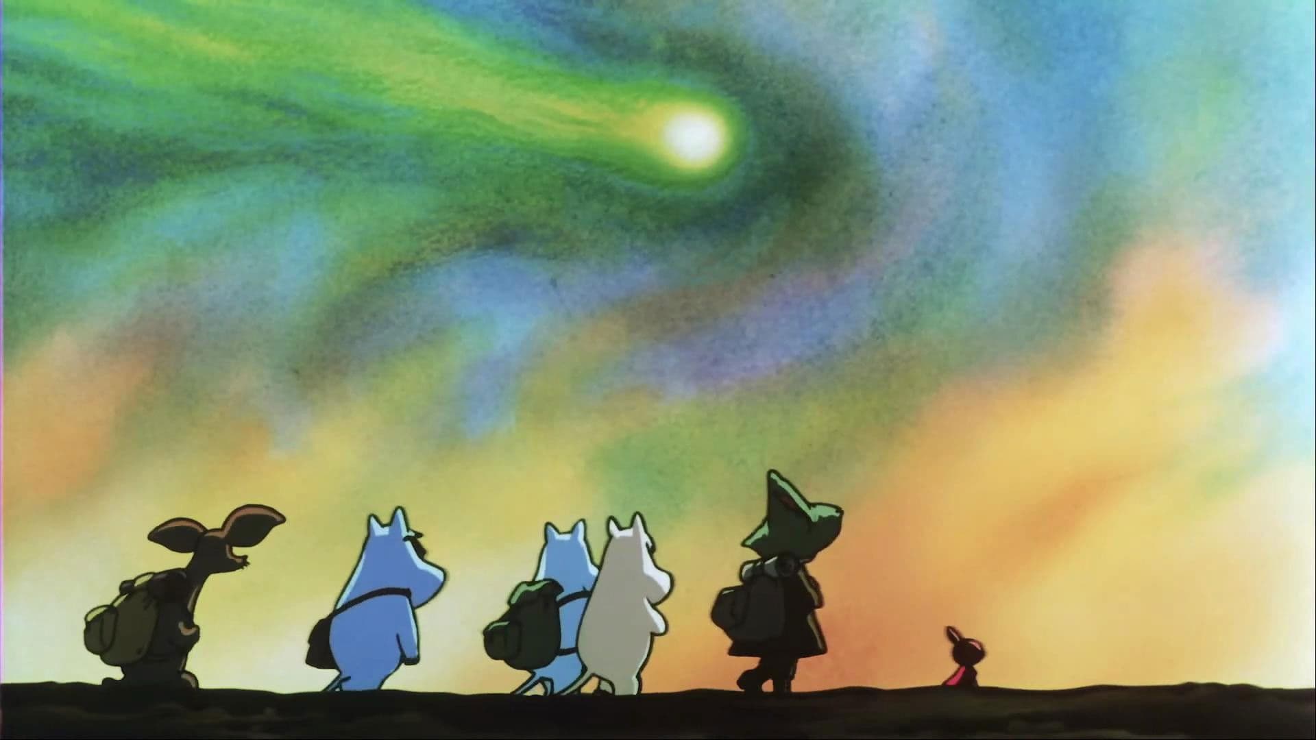 Backdrop of Comet in Moominland