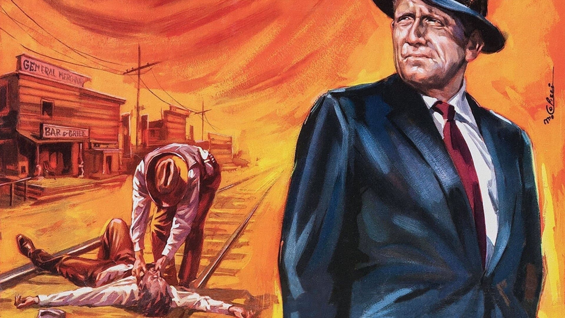 Backdrop of Bad Day at Black Rock