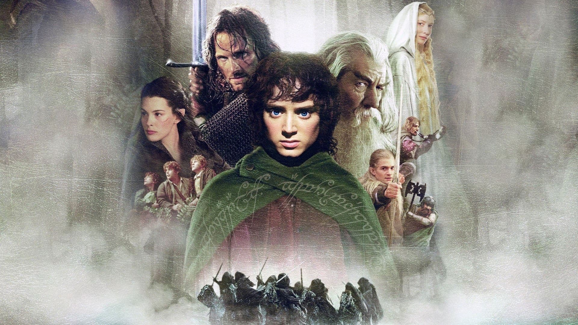 Backdrop of The Lord of the Rings: The Fellowship of the Ring