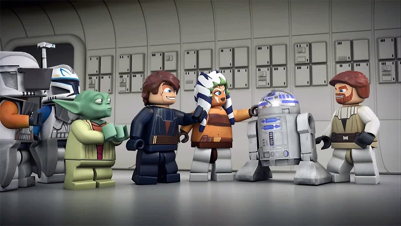Backdrop of LEGO Star Wars: The Quest for R2-D2