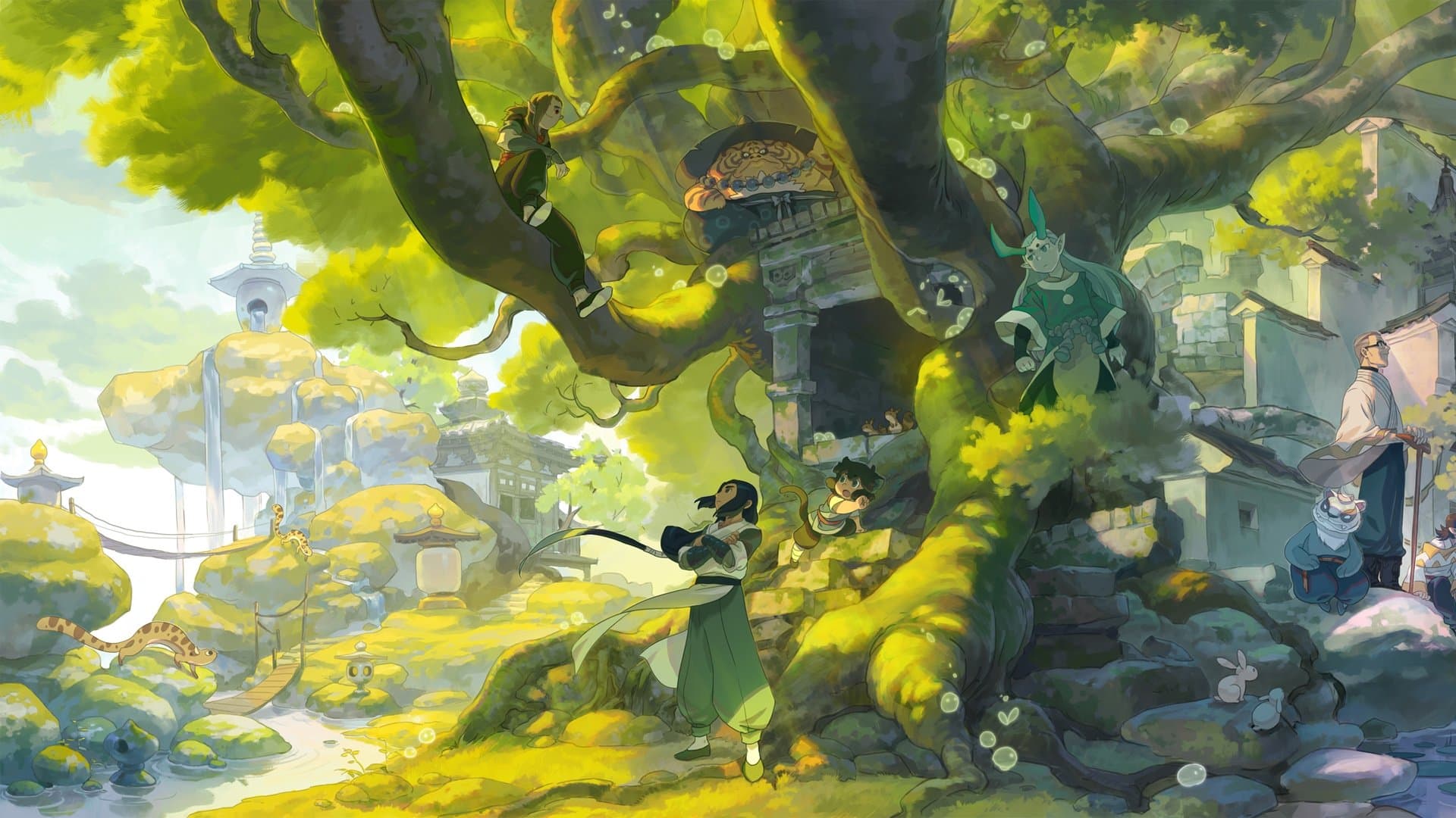 Backdrop of The Legend of Hei