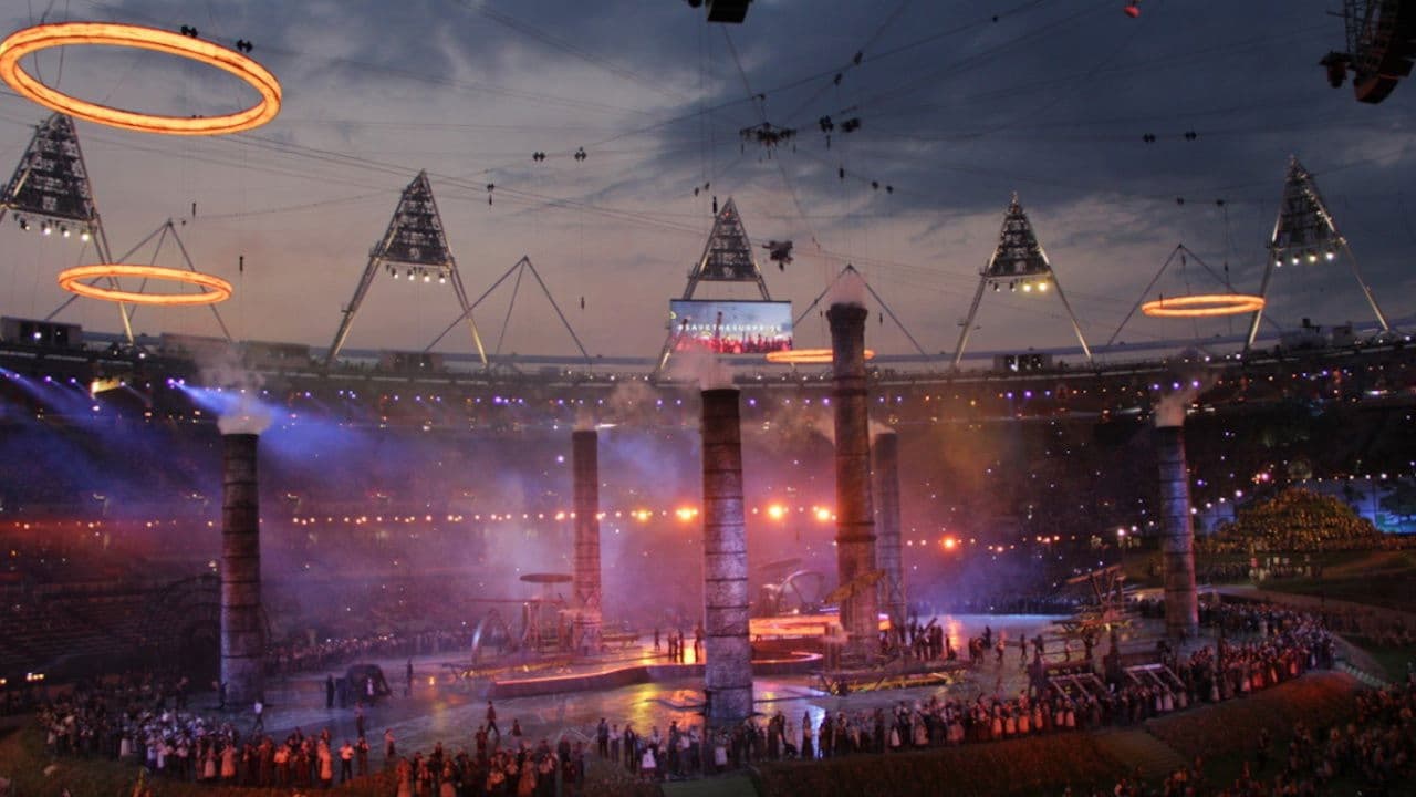 Backdrop of London 2012 Olympic Opening Ceremony: Isles of Wonder