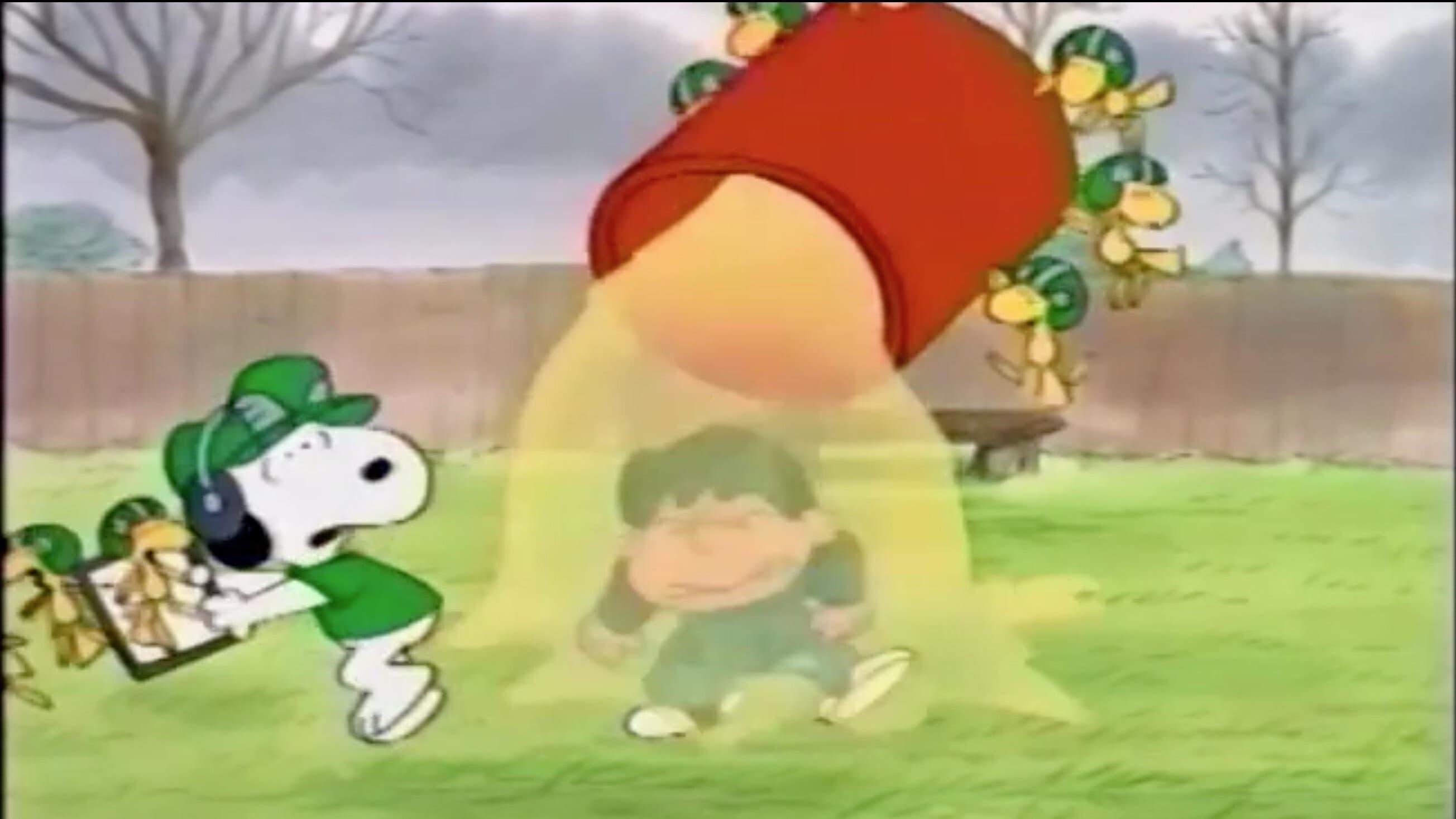 Backdrop of You're in the Super Bowl, Charlie Brown!