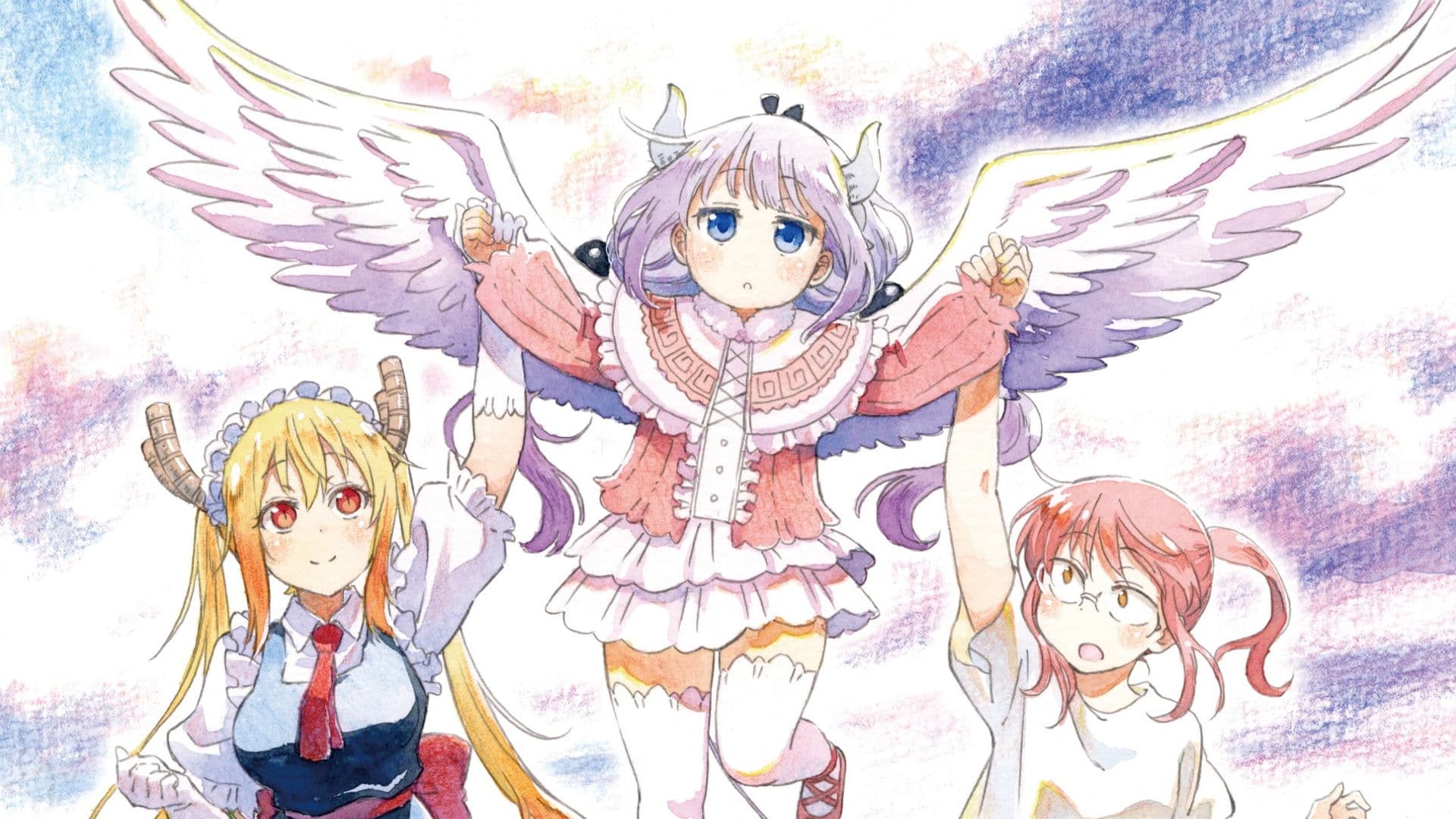 Backdrop of Miss Kobayashi's Dragon Maid: A lonely dragon wants to be loved
