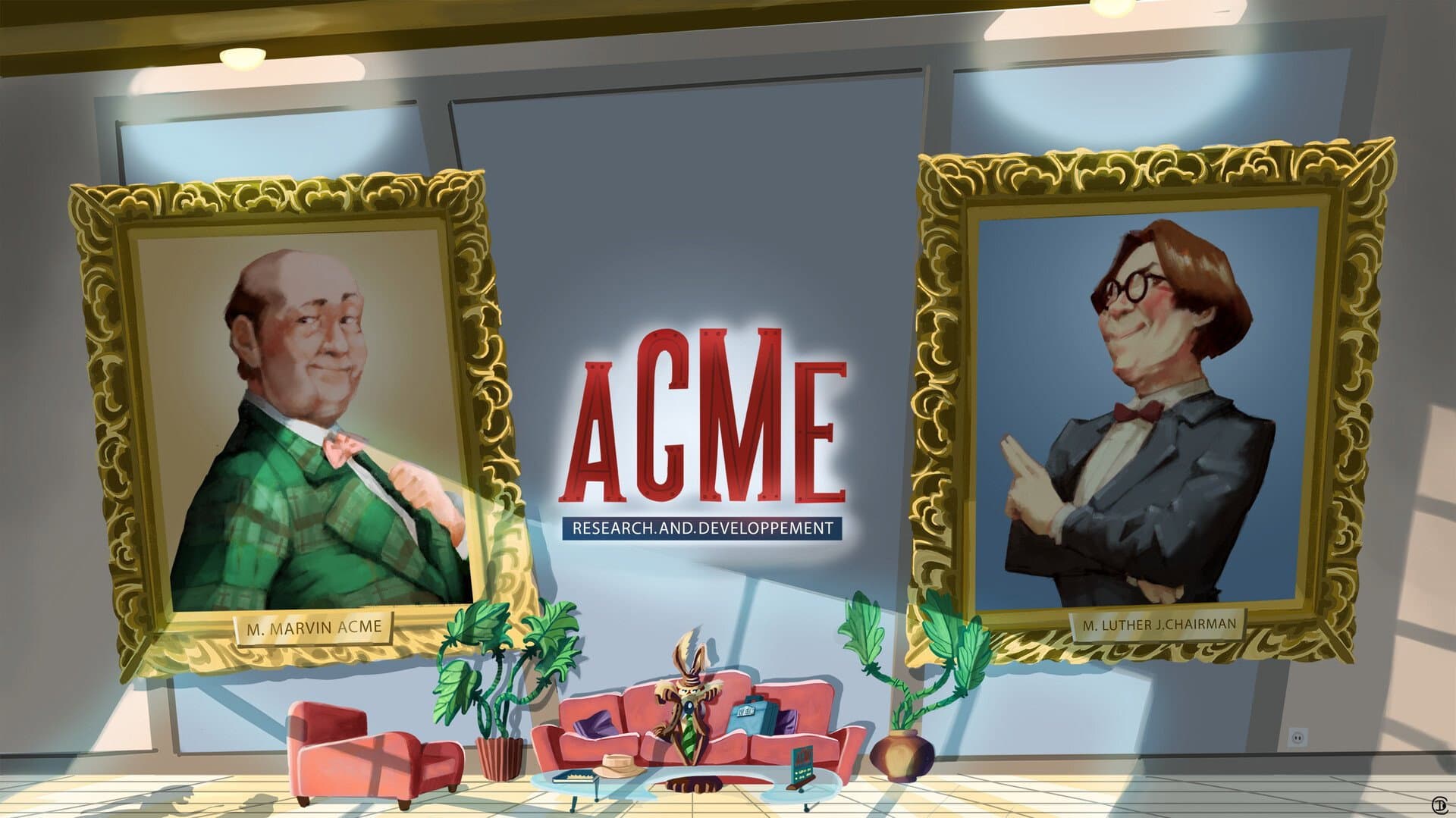 Backdrop of Looney Tunes ACME - Live Action - Collection