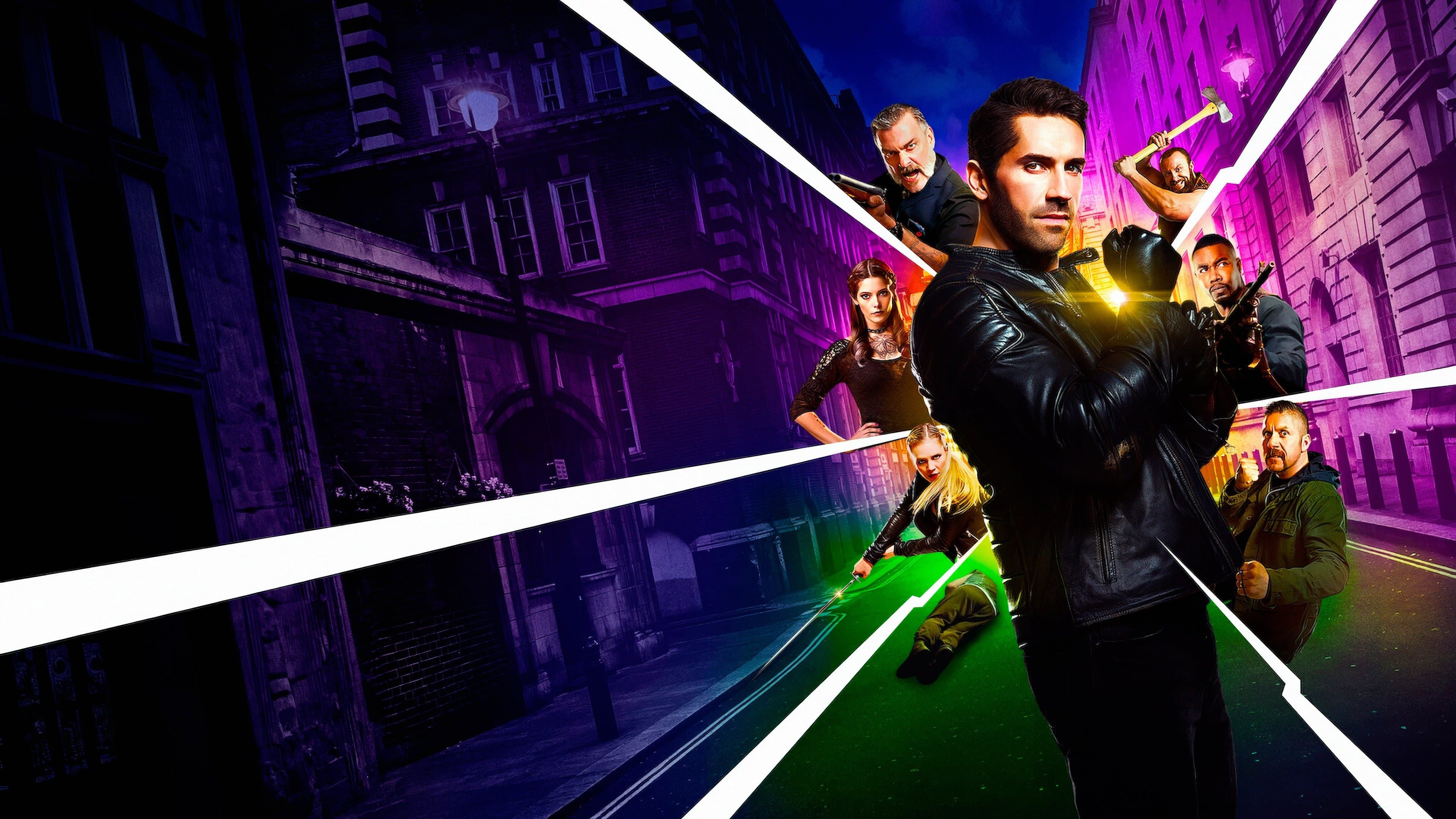 Backdrop of Accident Man