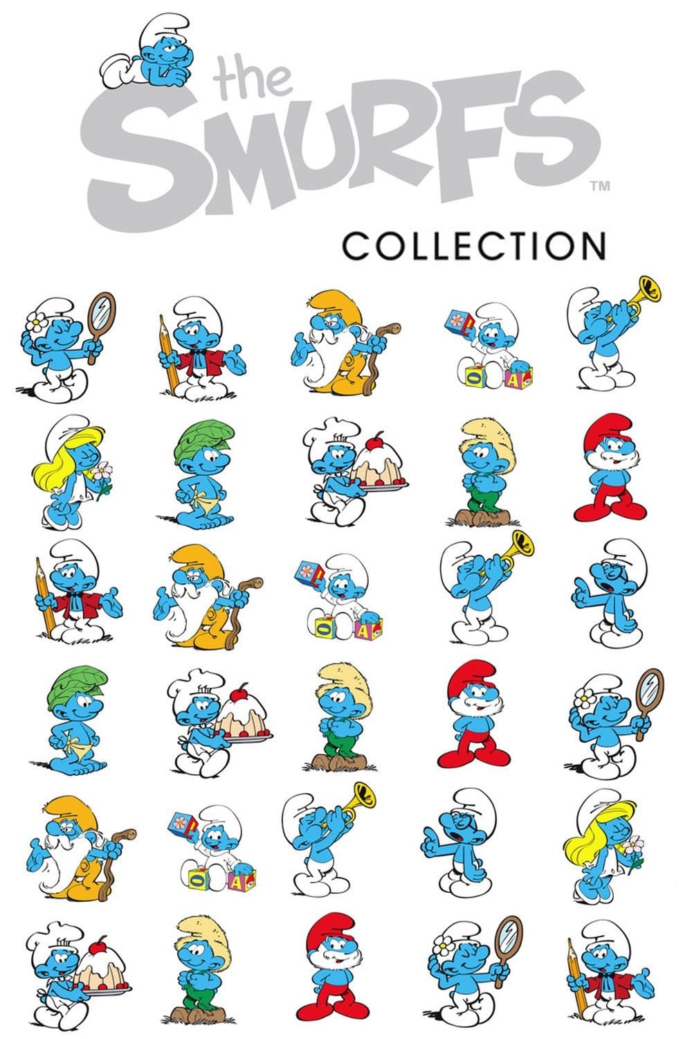 Poster of The Smurfs (Animated) Collection