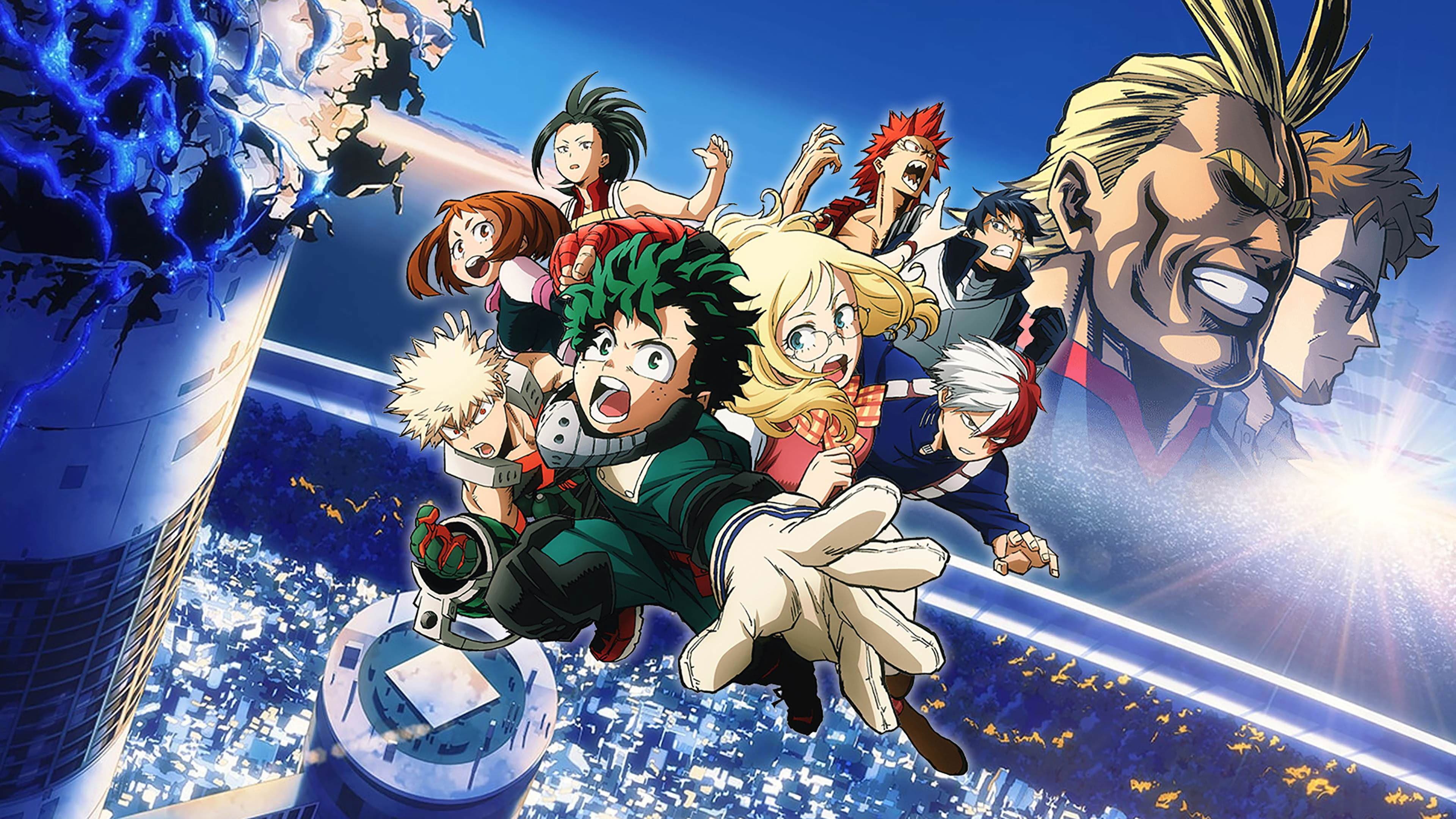 Backdrop of My Hero Academia: Two Heroes