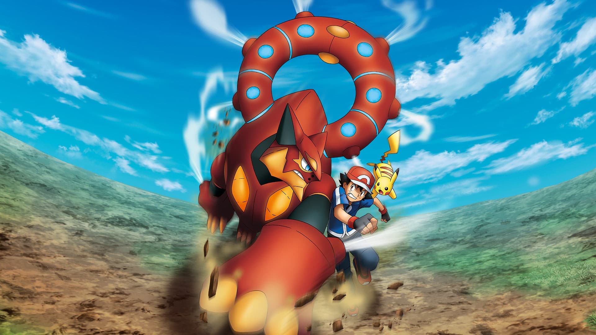Backdrop of Pokémon the Movie: Volcanion and the Mechanical Marvel