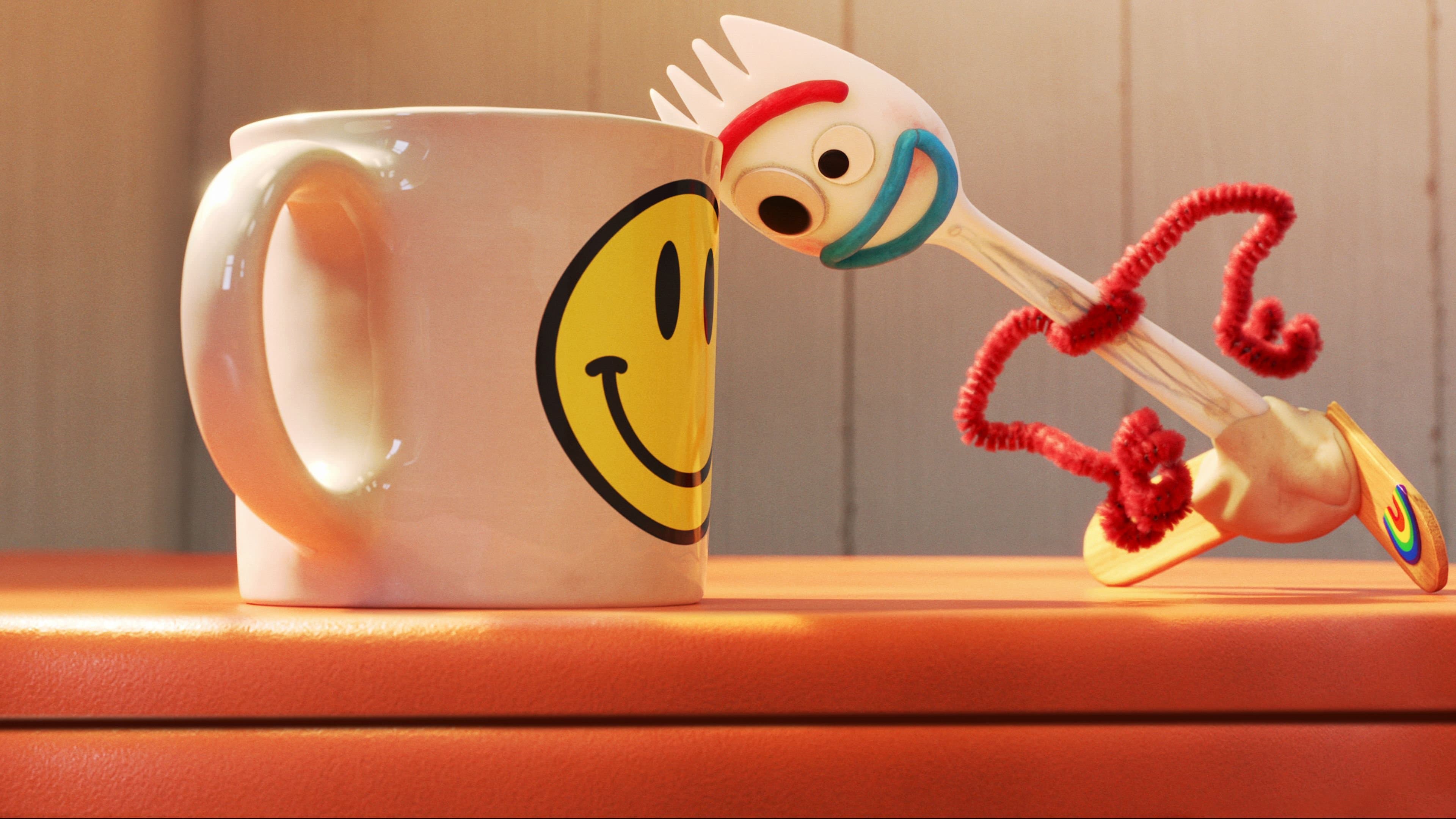 Backdrop of Forky Asks a Question: What Is a Friend?