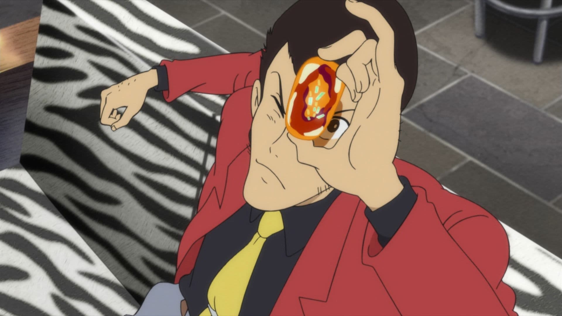 Backdrop of Lupin the Third: Blood Seal of the Eternal Mermaid