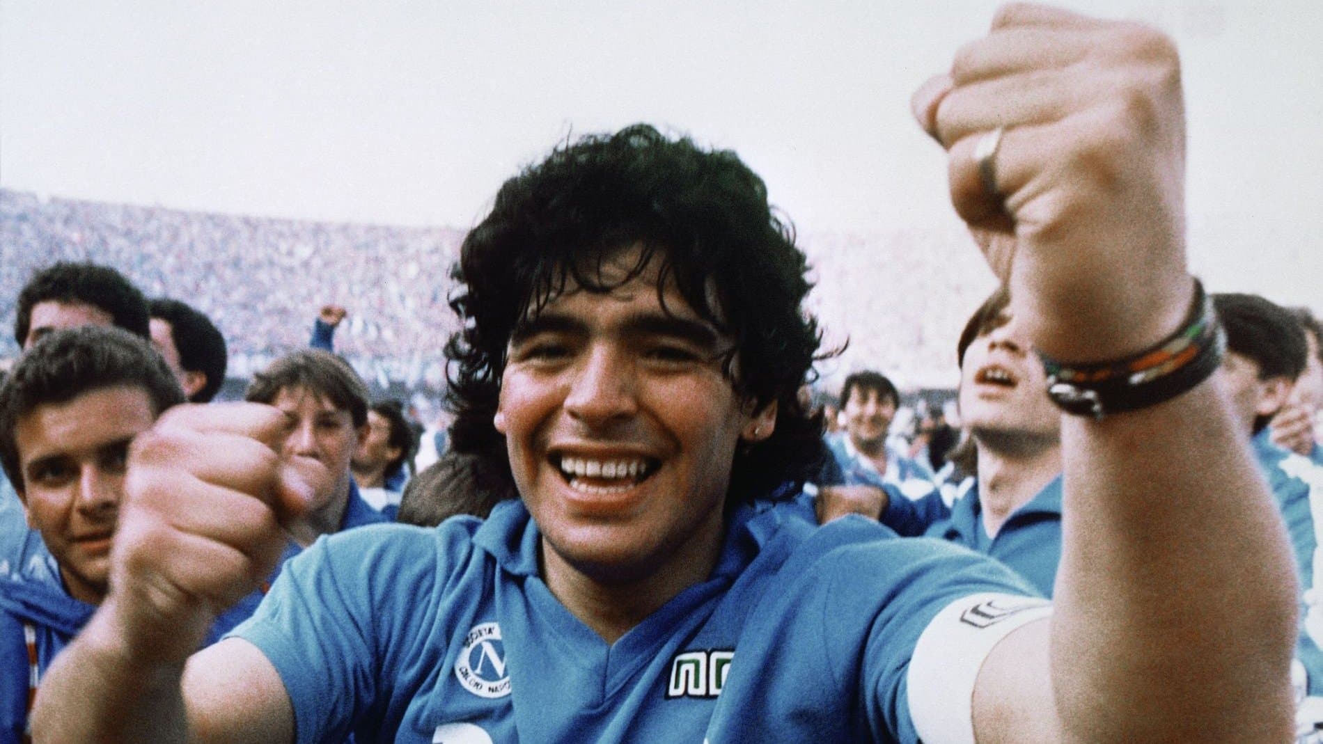 Backdrop of Diego Maradona