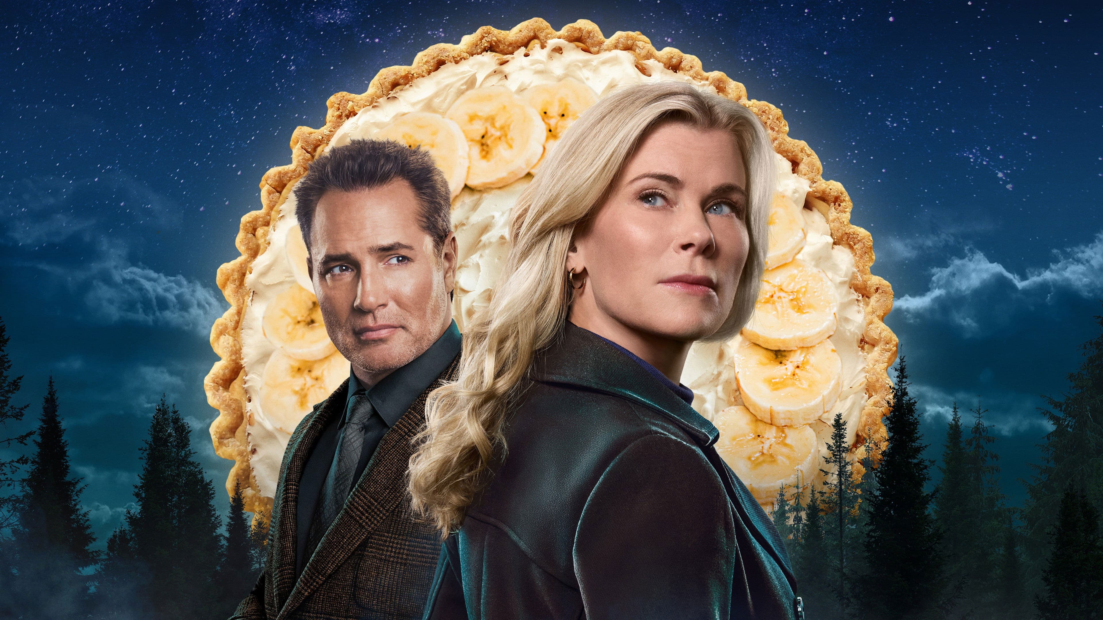 Backdrop of Pie To Die For: A Hannah Swensen Mystery