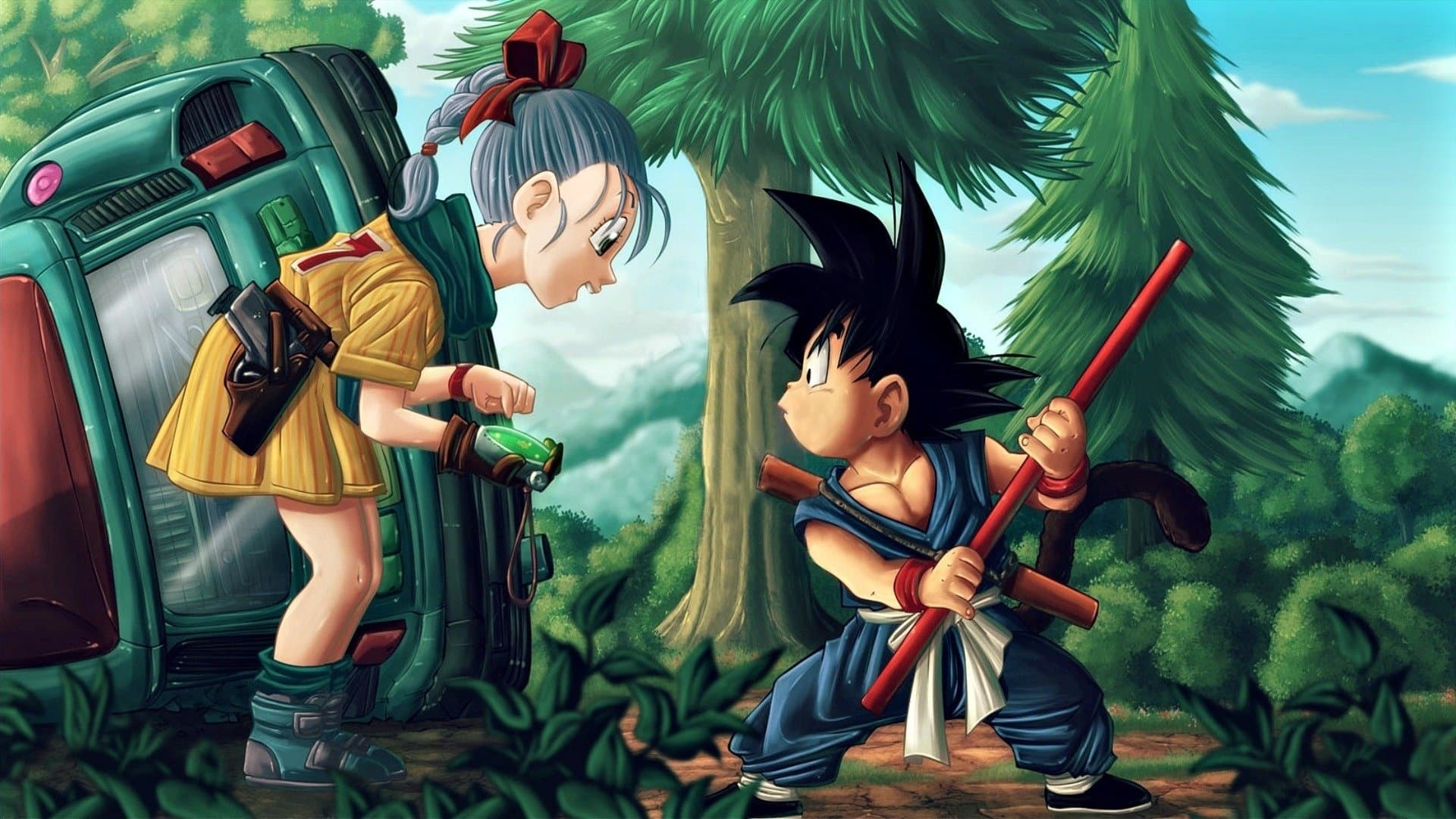 Backdrop of Dragon Ball: The Path to Power