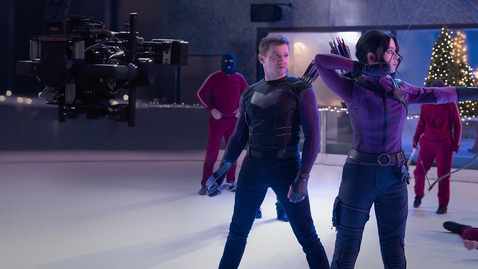 Backdrop of Marvel Studios Assembled: The Making of Hawkeye
