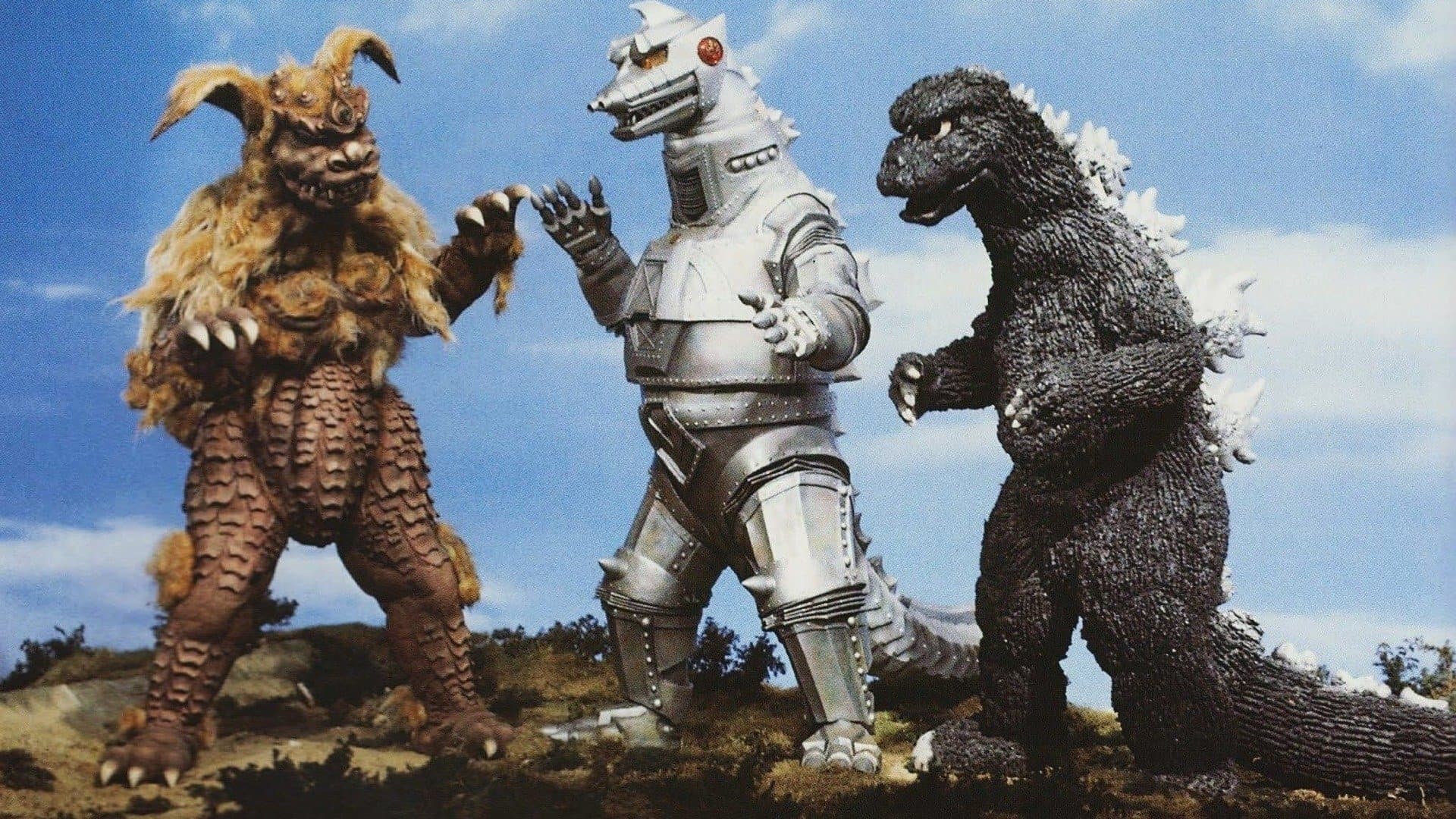 Backdrop of Godzilla vs. Mechagodzilla