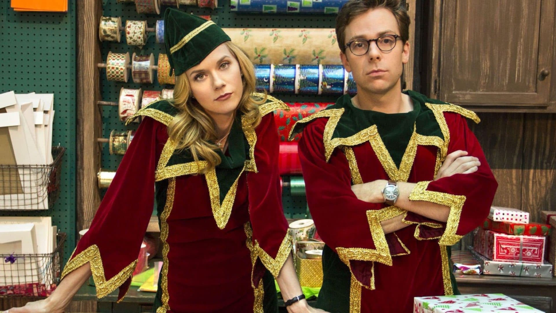 Backdrop of Naughty or Nice