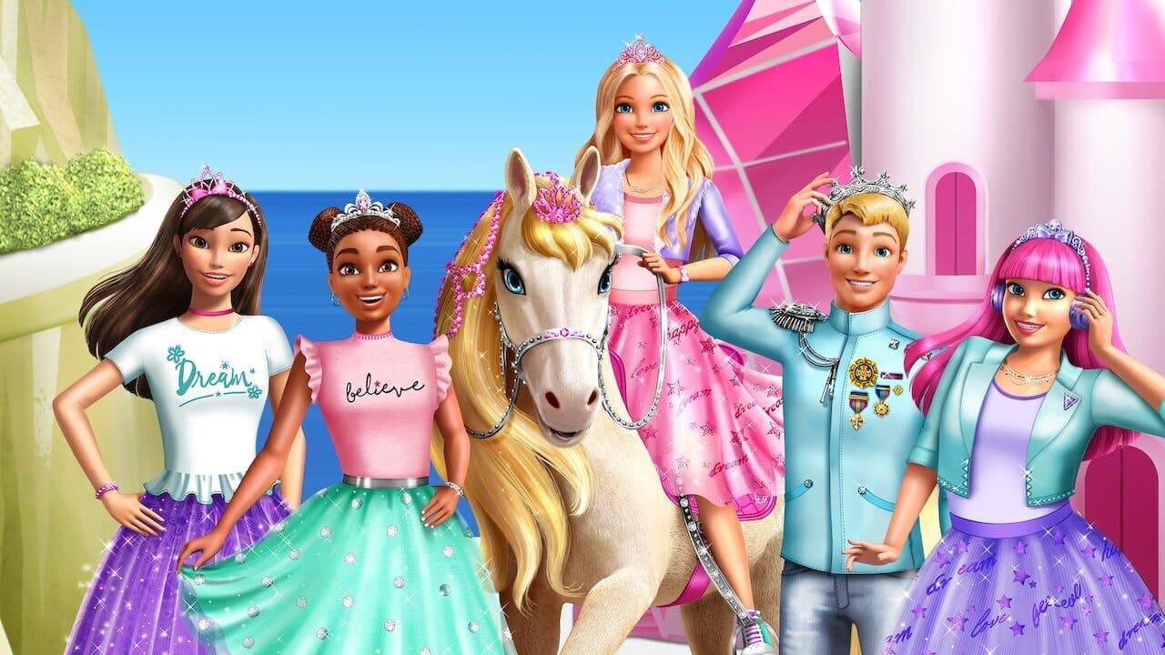 Backdrop of Barbie: Princess Adventure